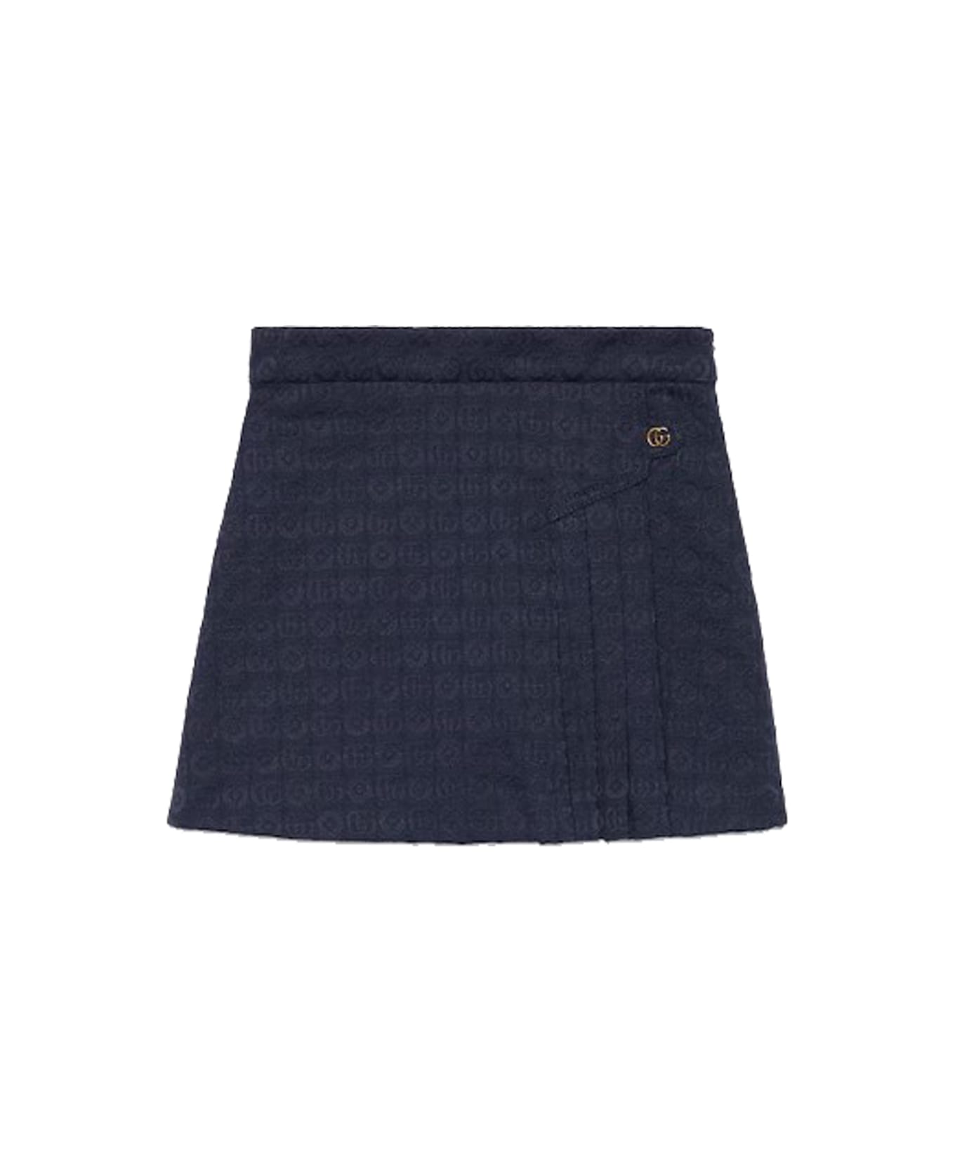 Gucci Skirt With Double G - Blue