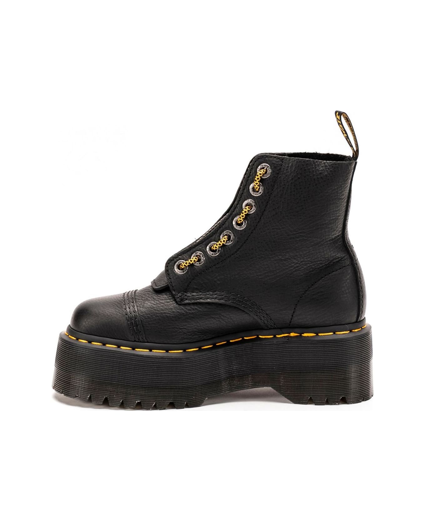 Dr. Martens Sinclair Platform Boots - Black Pisa