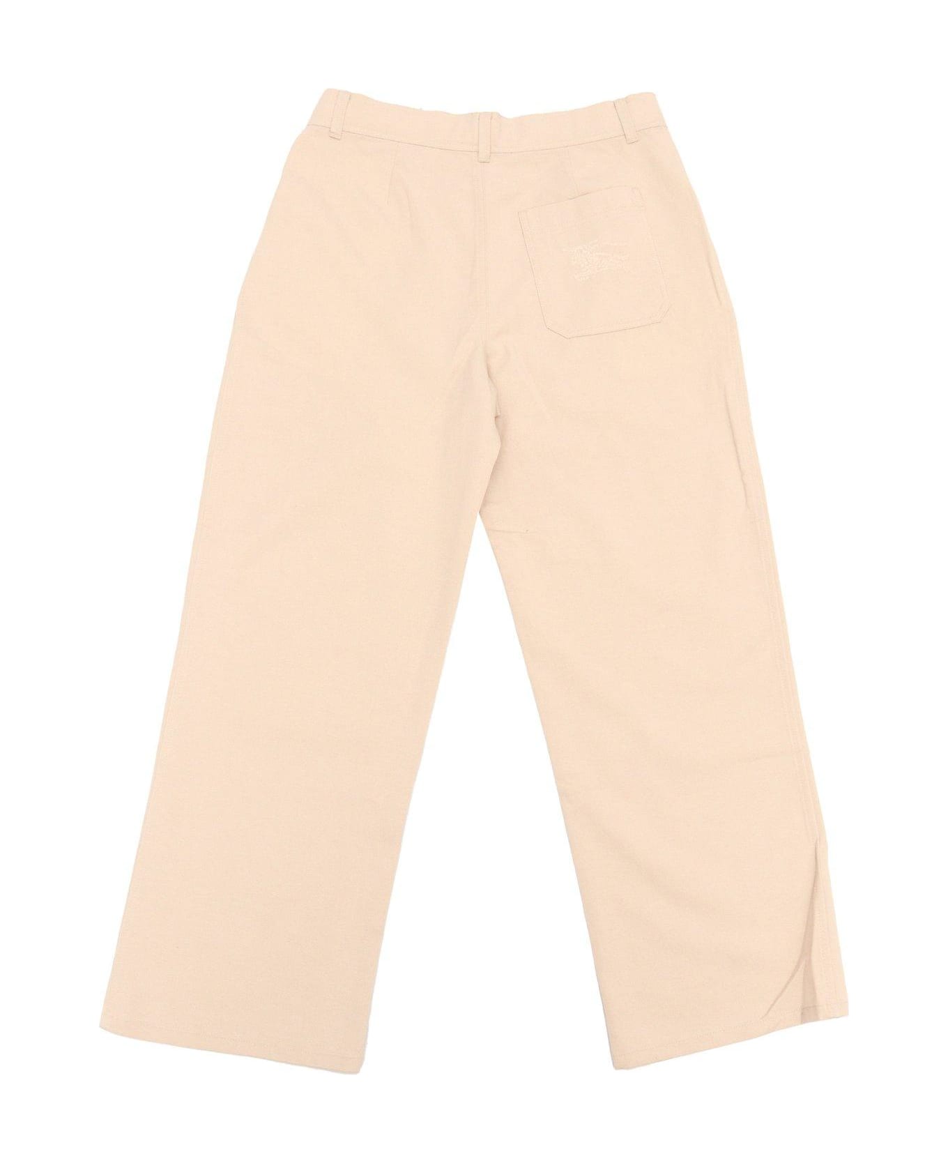 Burberry Mid-rise Straight Leg Pants - BEIGE