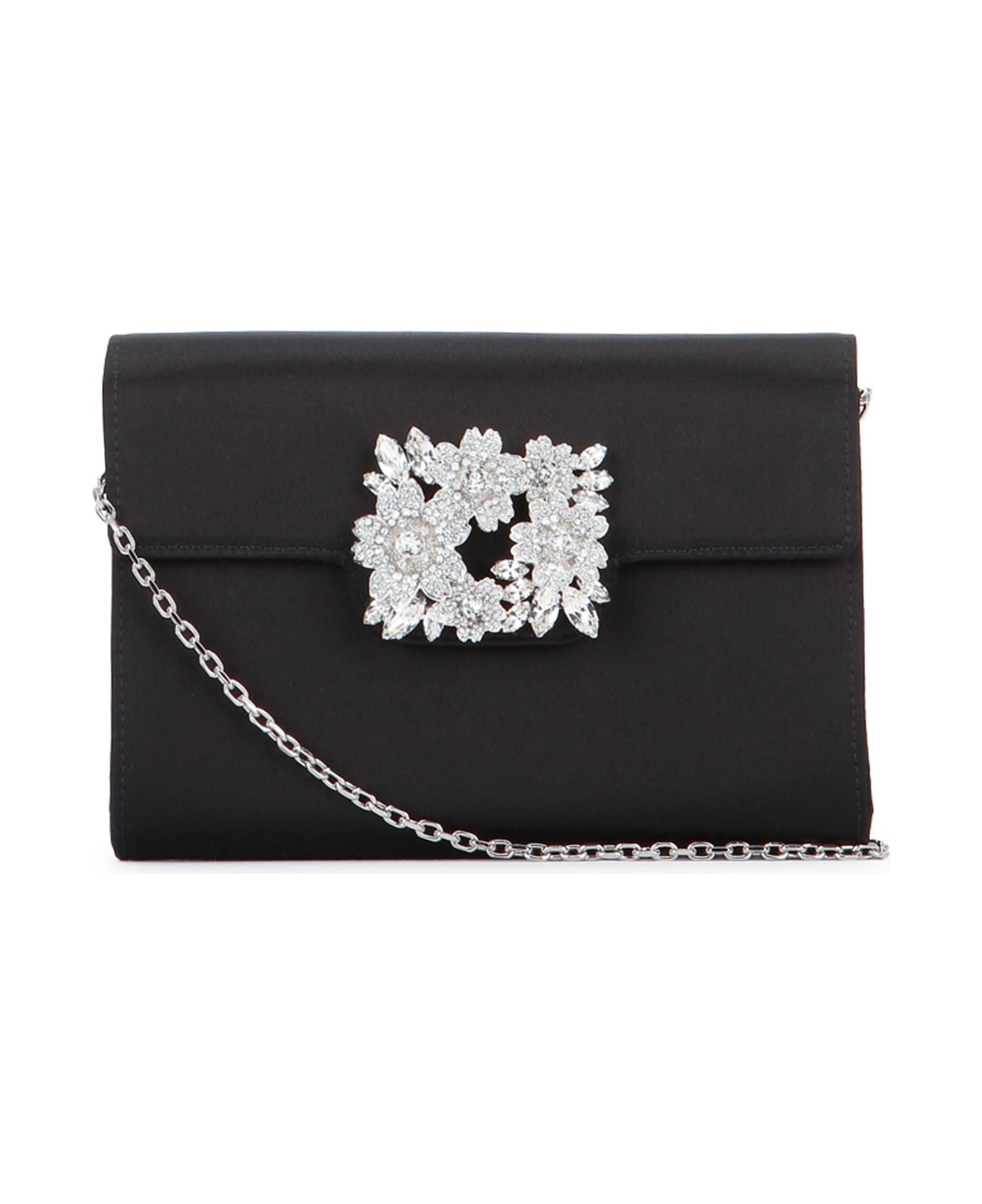 Roger Vivier Rv Bouquet Strass Env. Flap Mini - B999