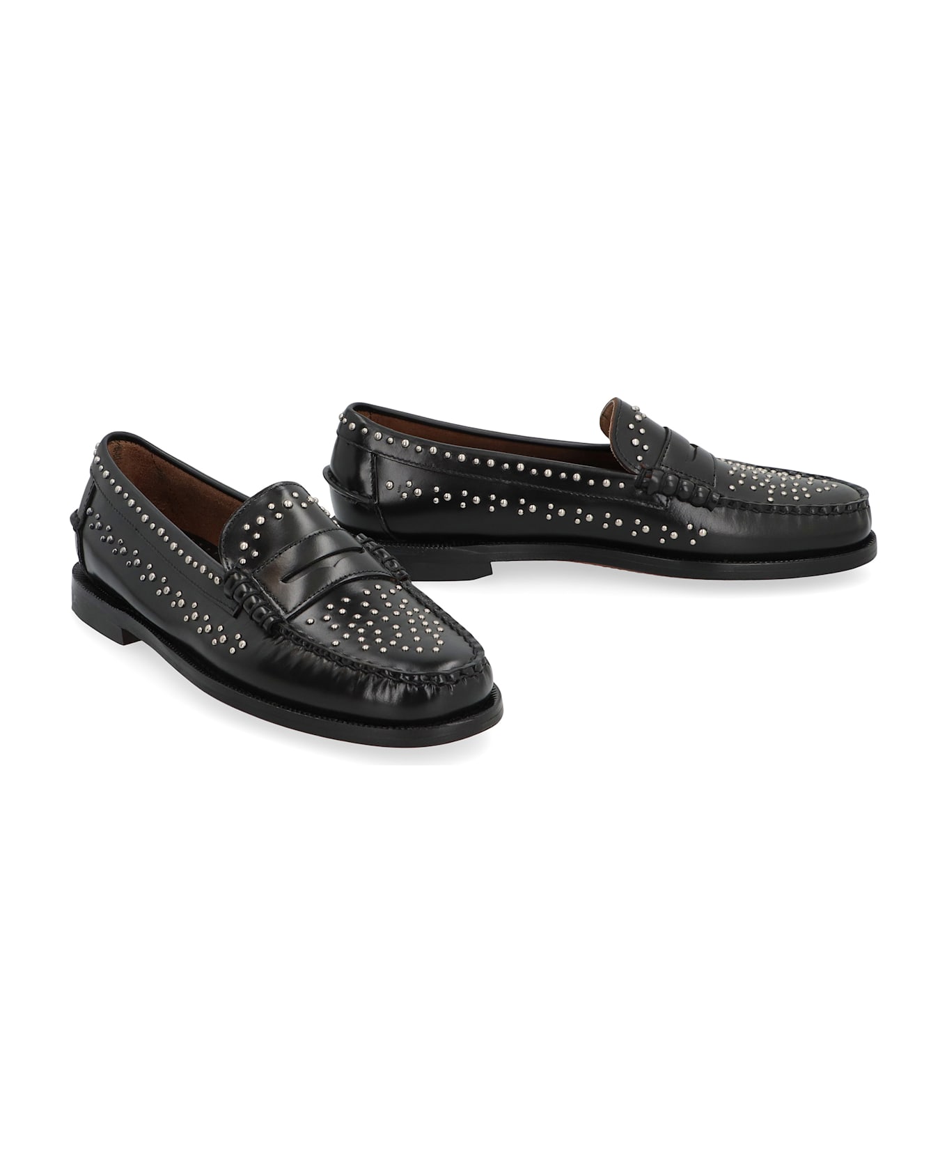 Sebago Dan Leather Loafers - black