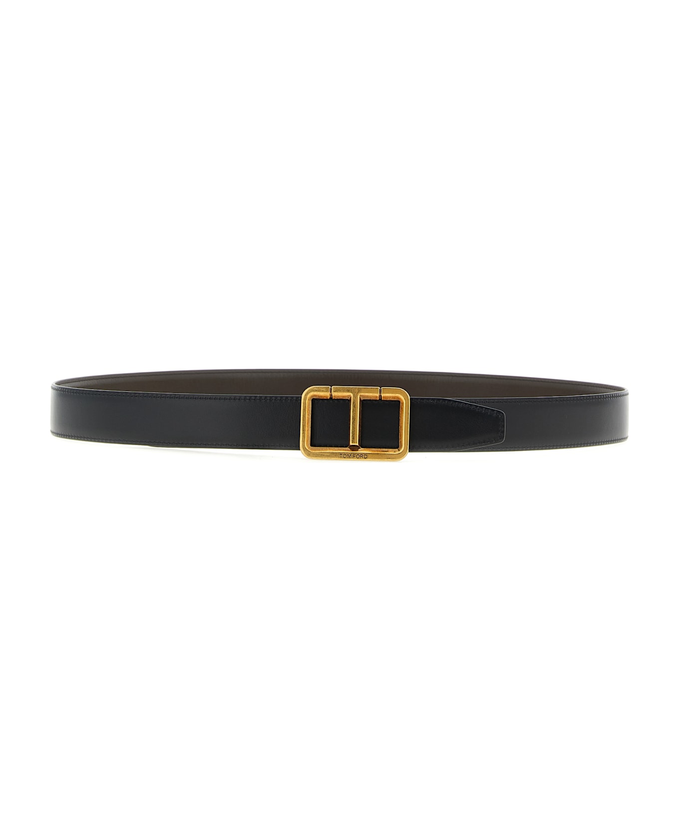 Tom Ford Reversible Belt Antique Buckle - Multicolor