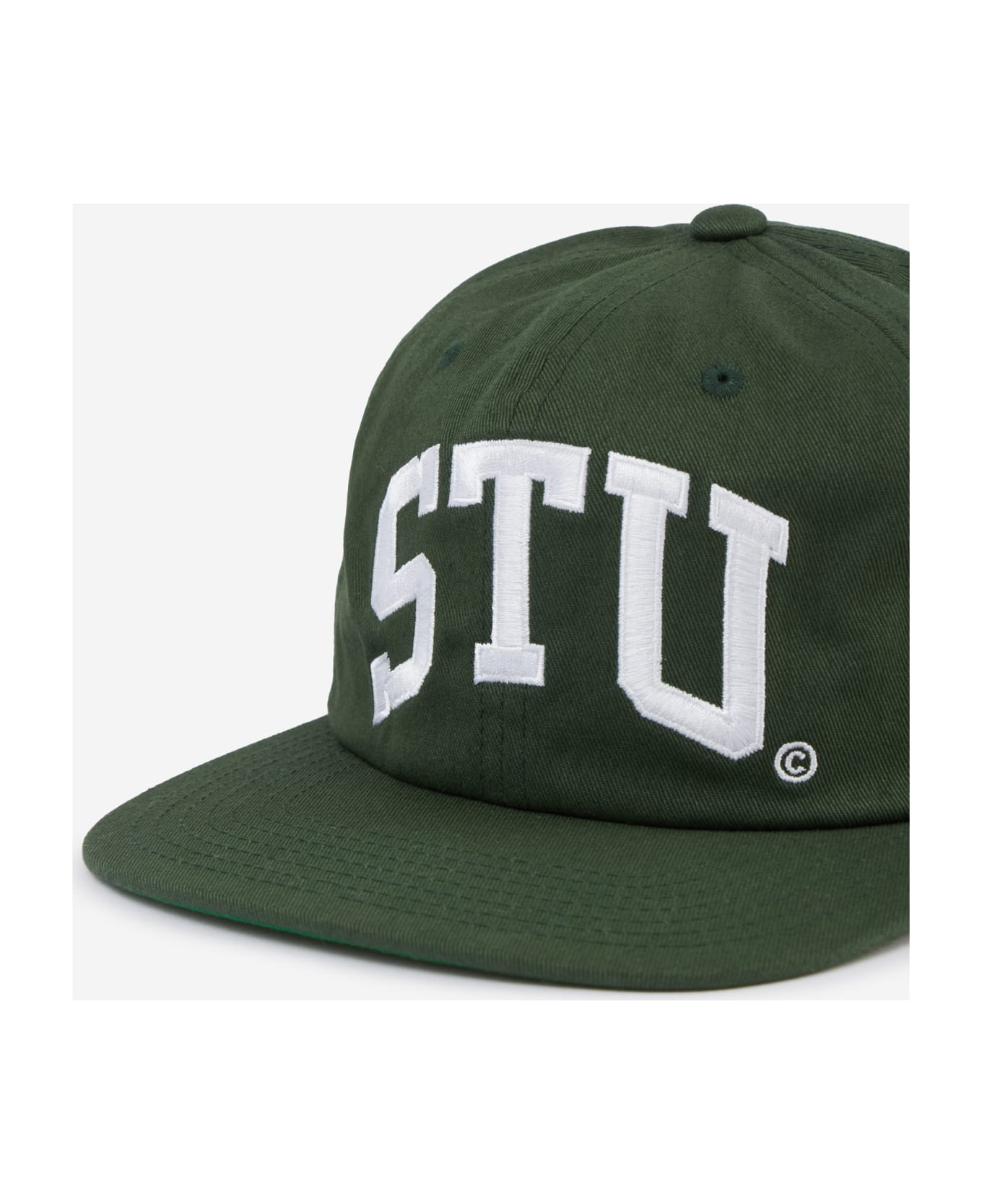 Stussy Stu Arch Strapback Hats - green 帽子
