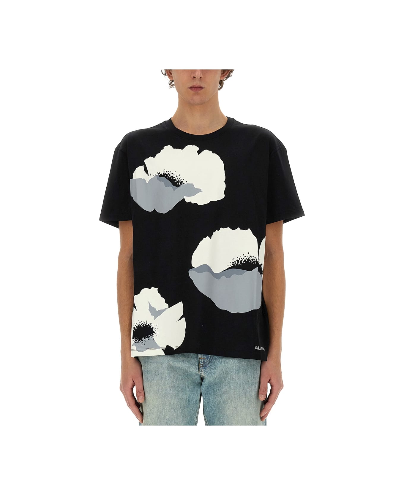 Valentino Cotton T-shirt - BLACK