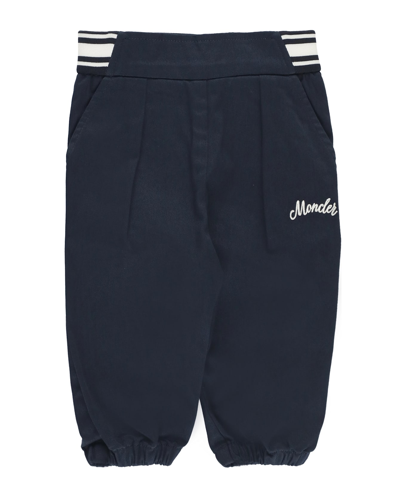 Moncler Logoed Pants - Blue
