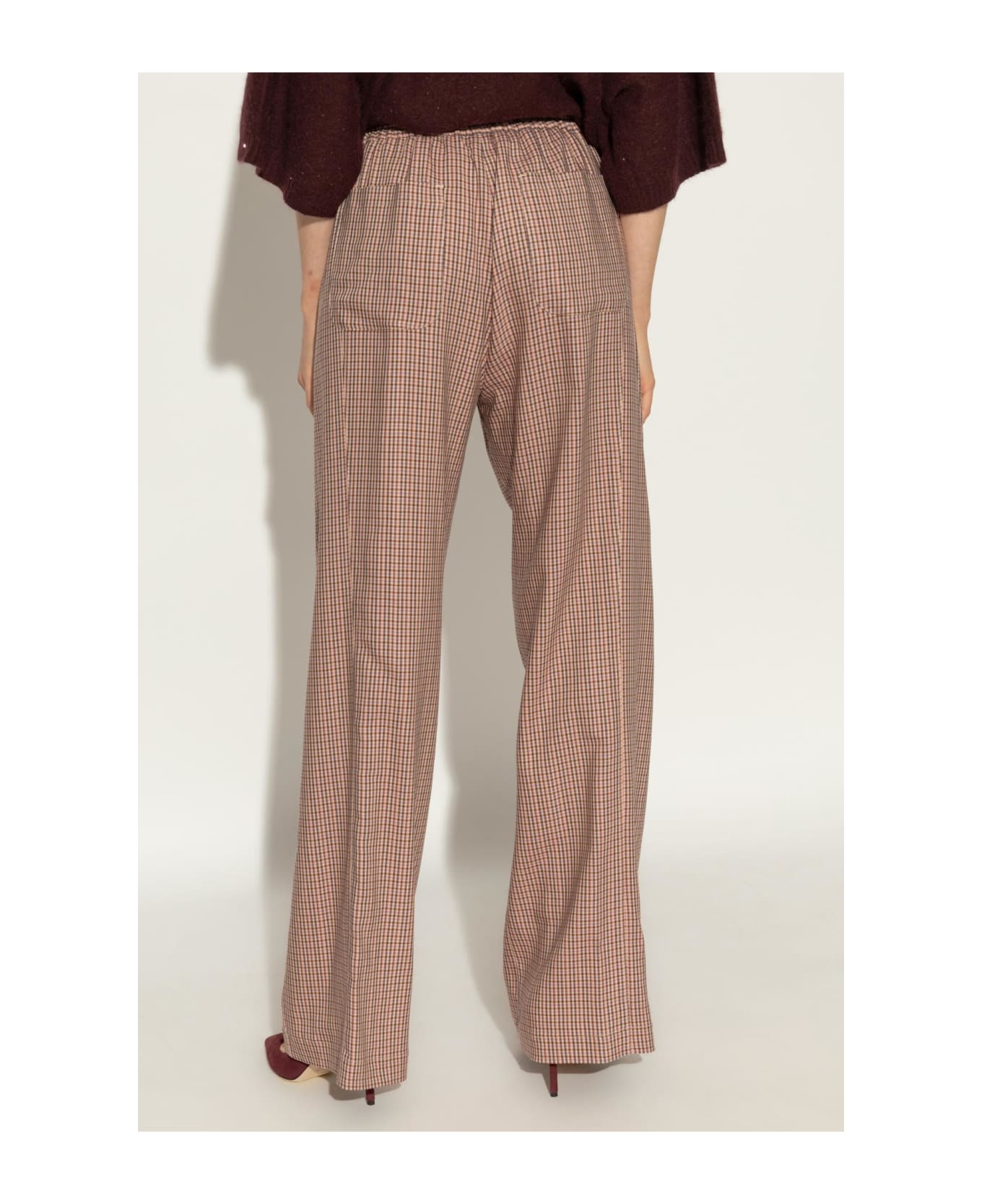 PS by Paul Smith Ps Paul Smith Checkered Trousers - Beige