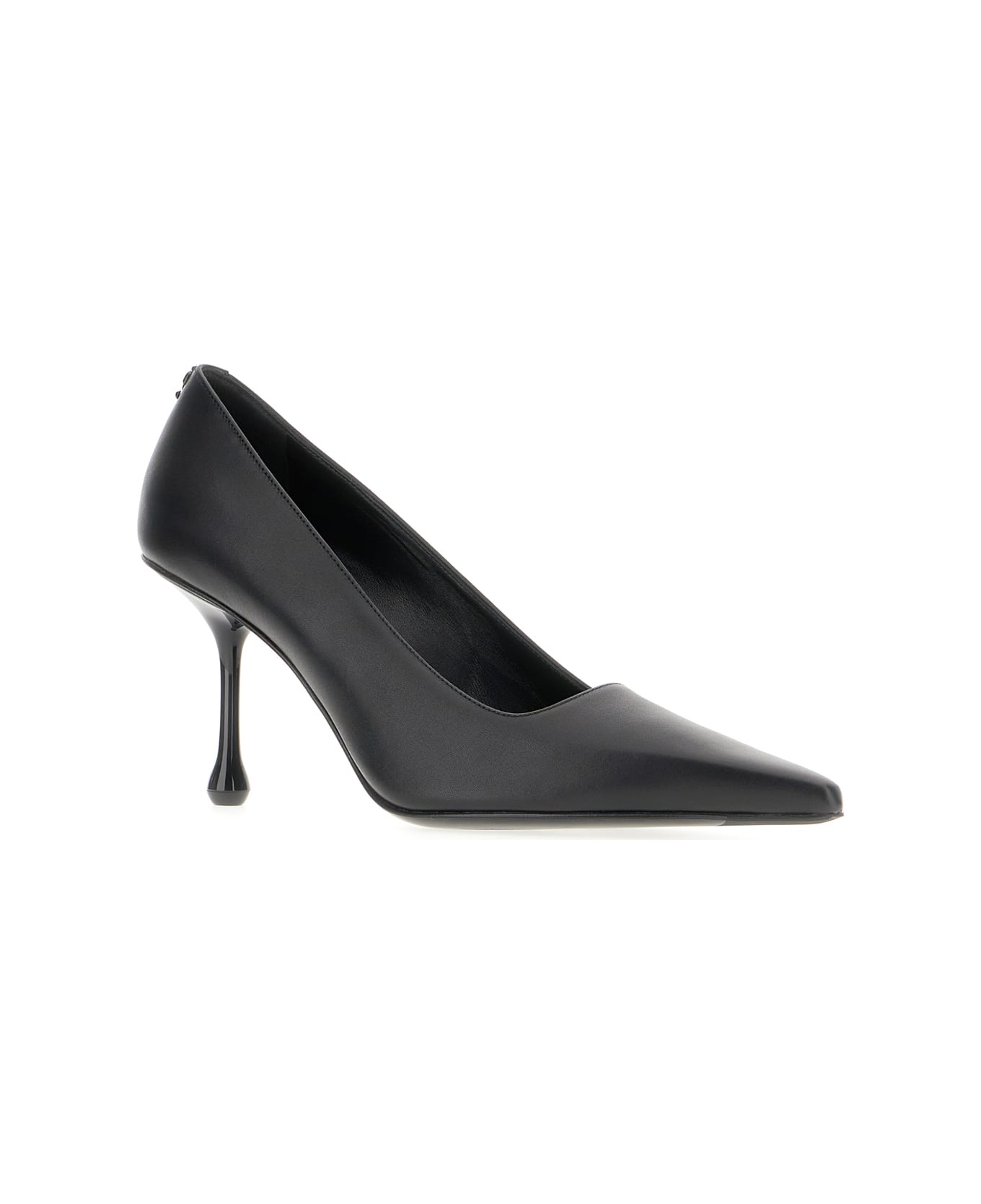 Jimmy Choo Black Leather Ixia Pumps - BLACK