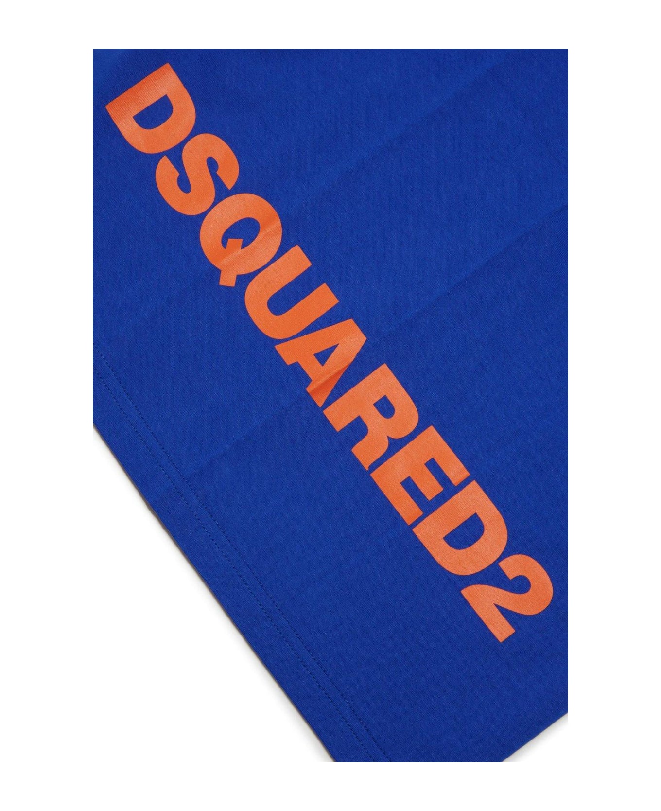 Dsquared2 Logo-printed Crewneck T-shirt - Deep Ultramarine Tシャツ＆ポロシャツ
