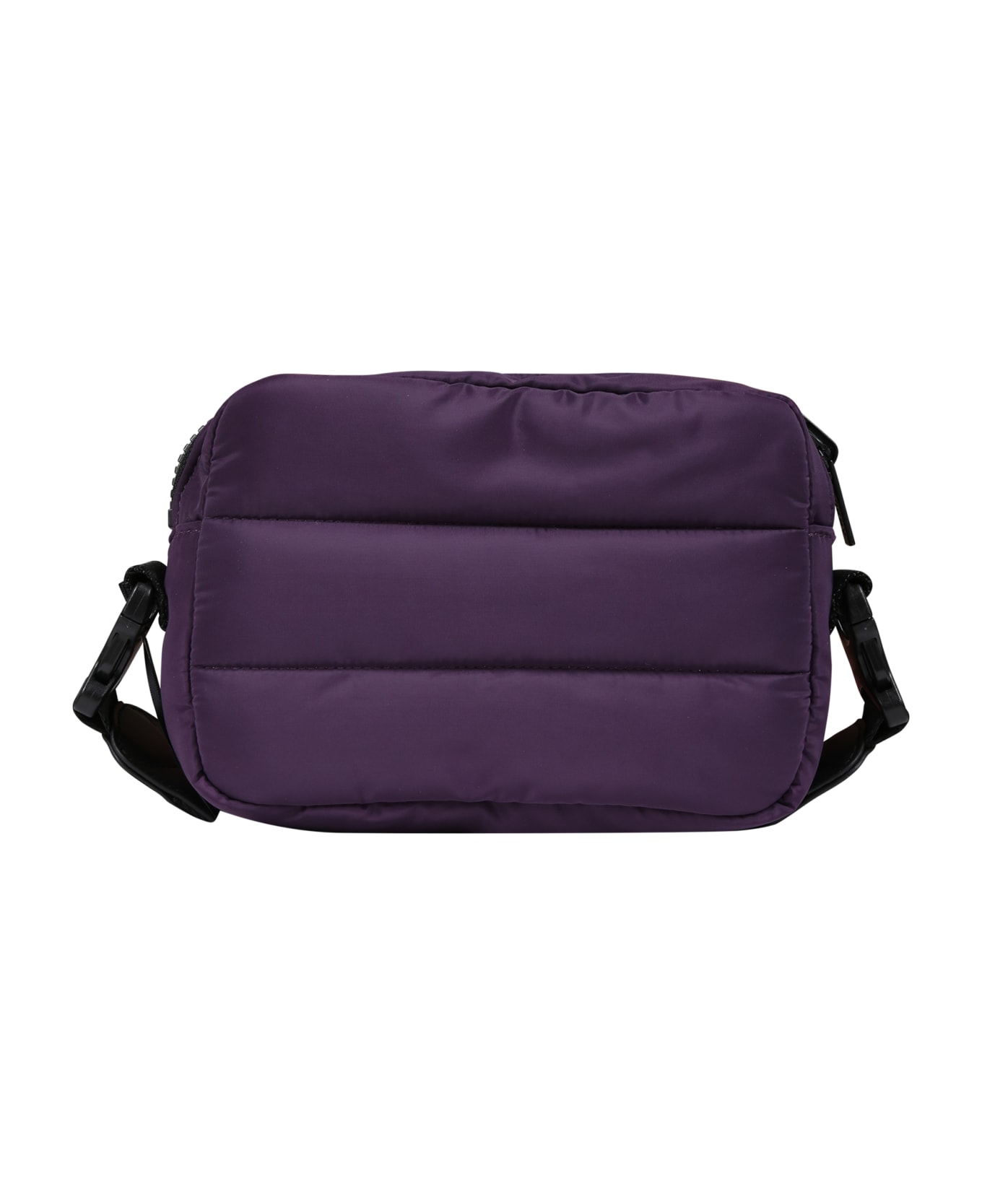DKNY Purple Reversible Bag For Girl With Logo - Violetto