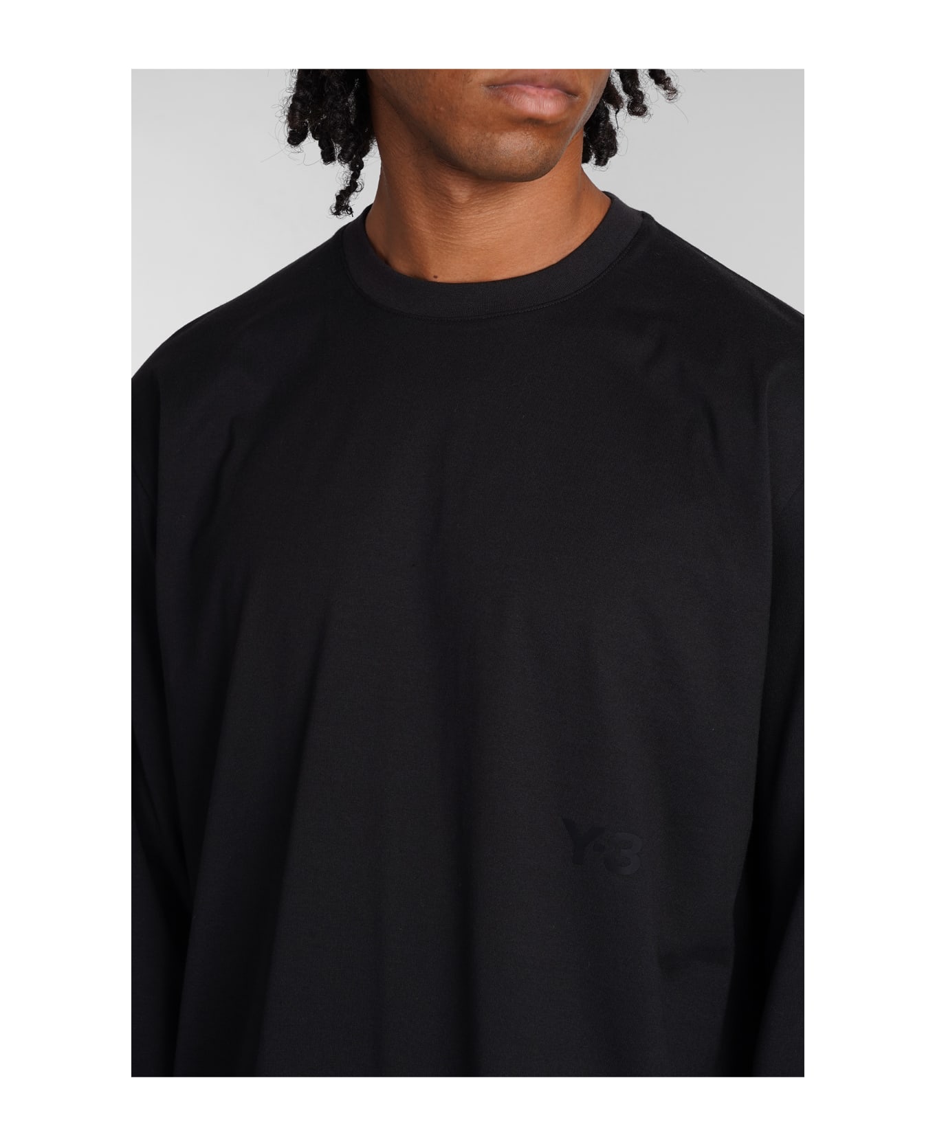 Y-3 T-shirt In Black Cotton - Black