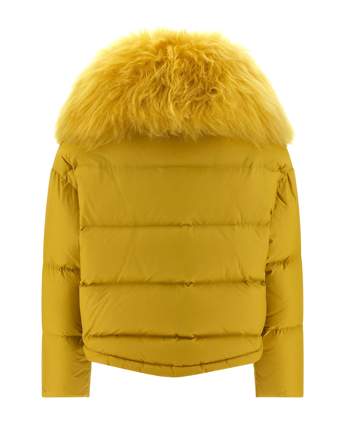 Salomon Fur Insert Down Jacket - Yellow