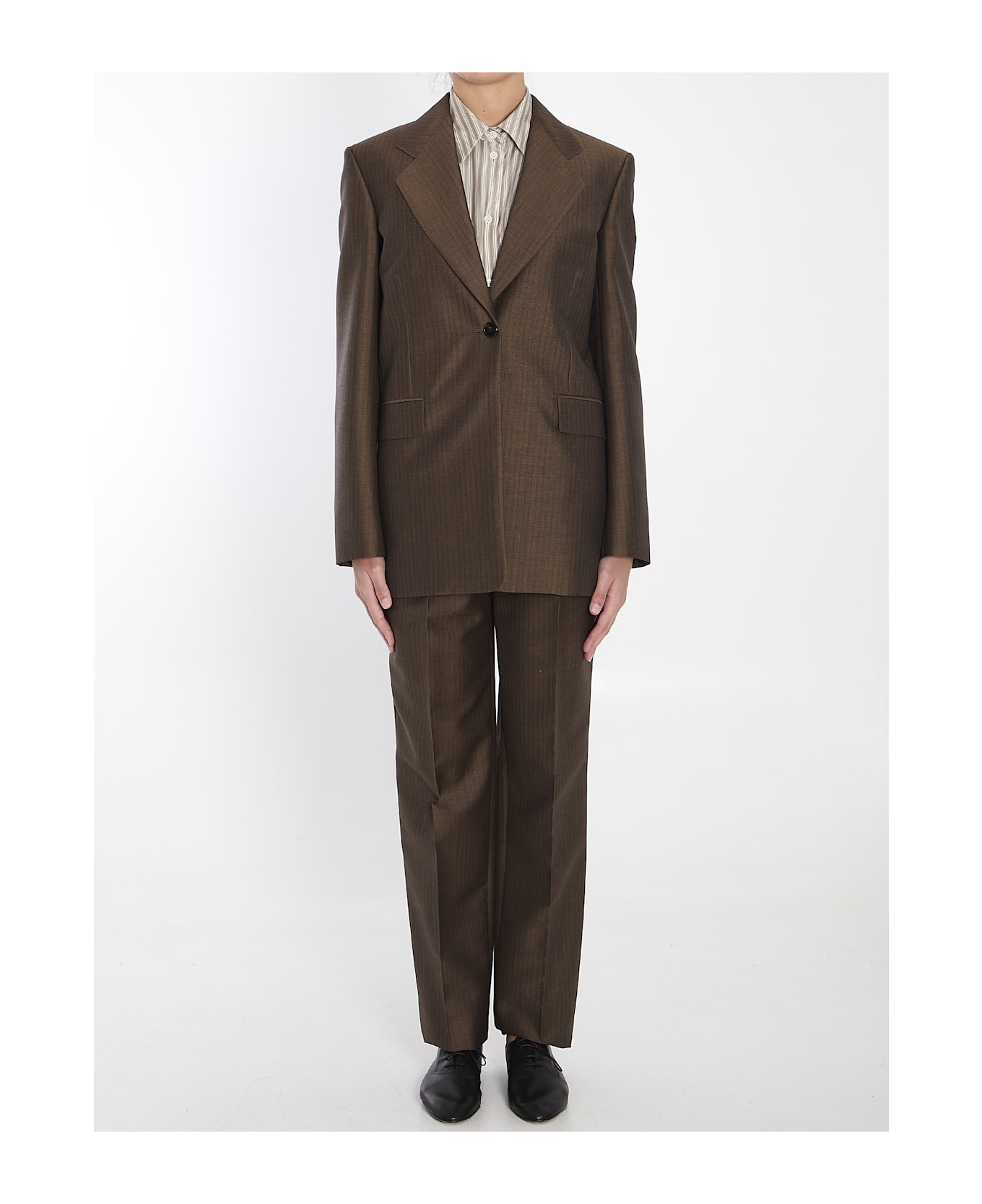 The Row Vermont Jacket - BROWN