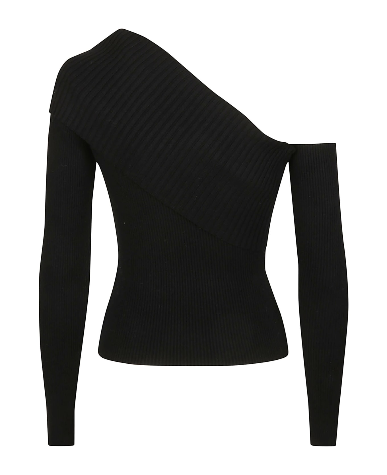 Federica Tosi Asymetrical Sweater - Nero