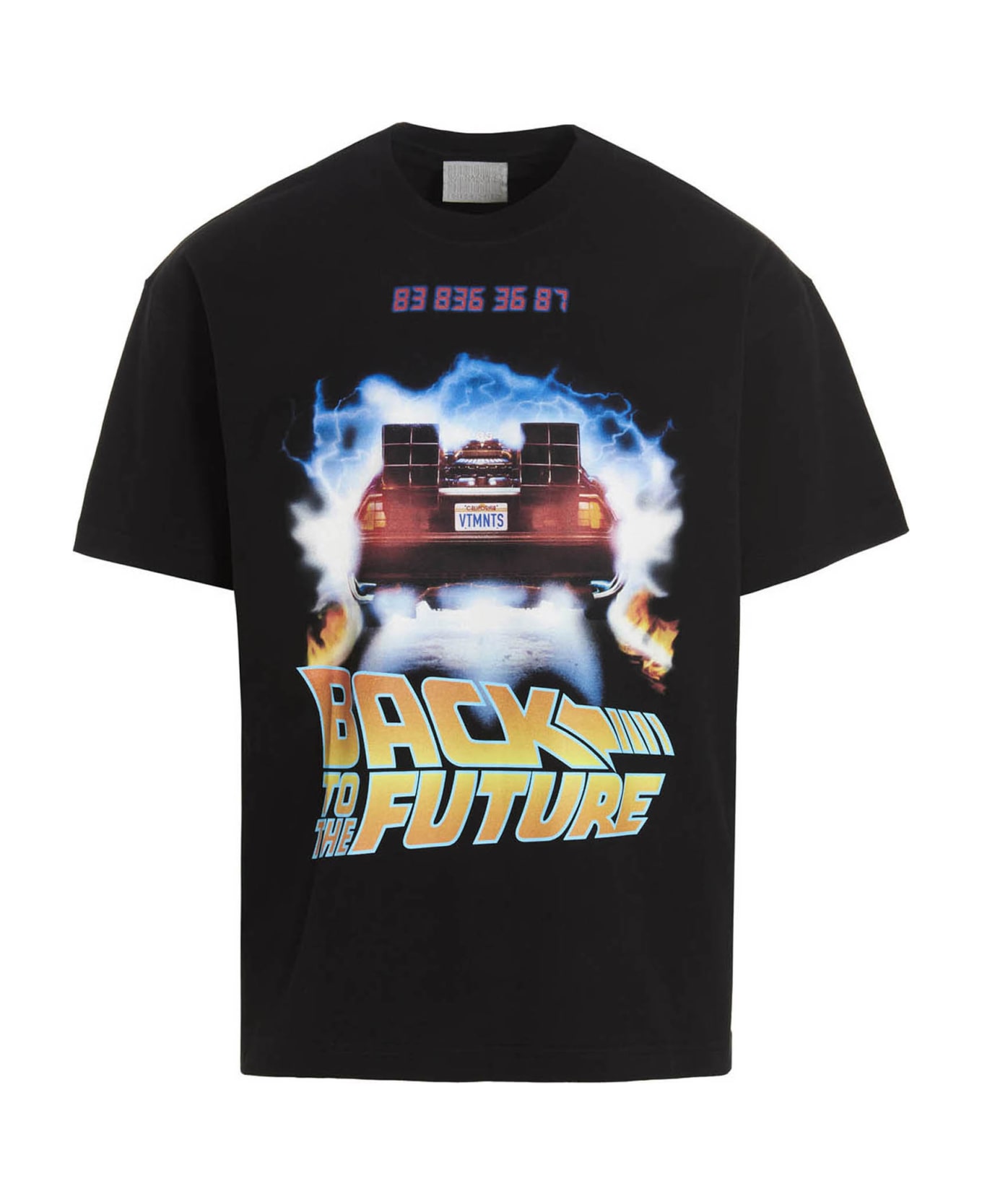VTMNTS 'back To The Future' T-shirt - Black