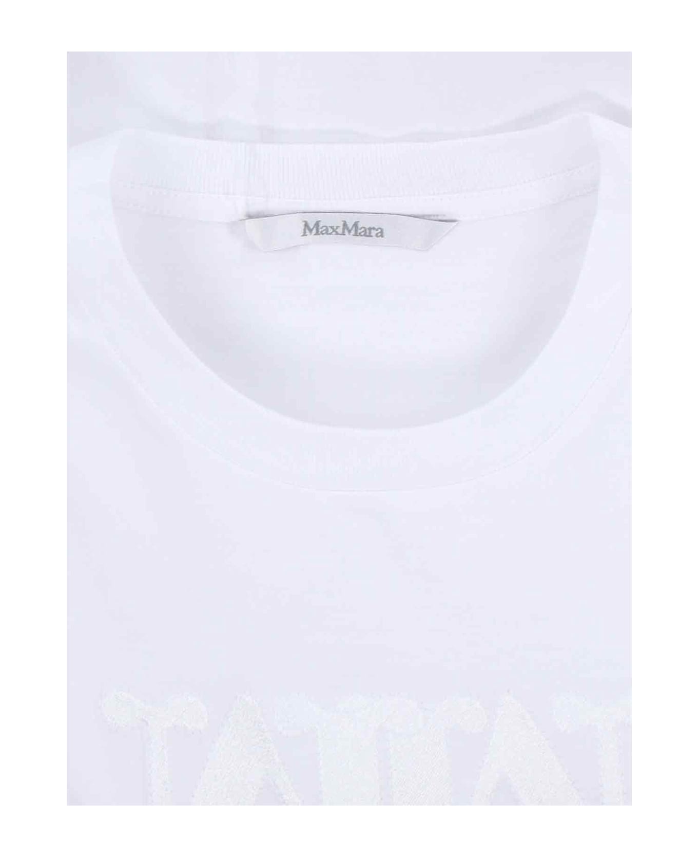 Max Mara Logo T-shirt - BIANCO