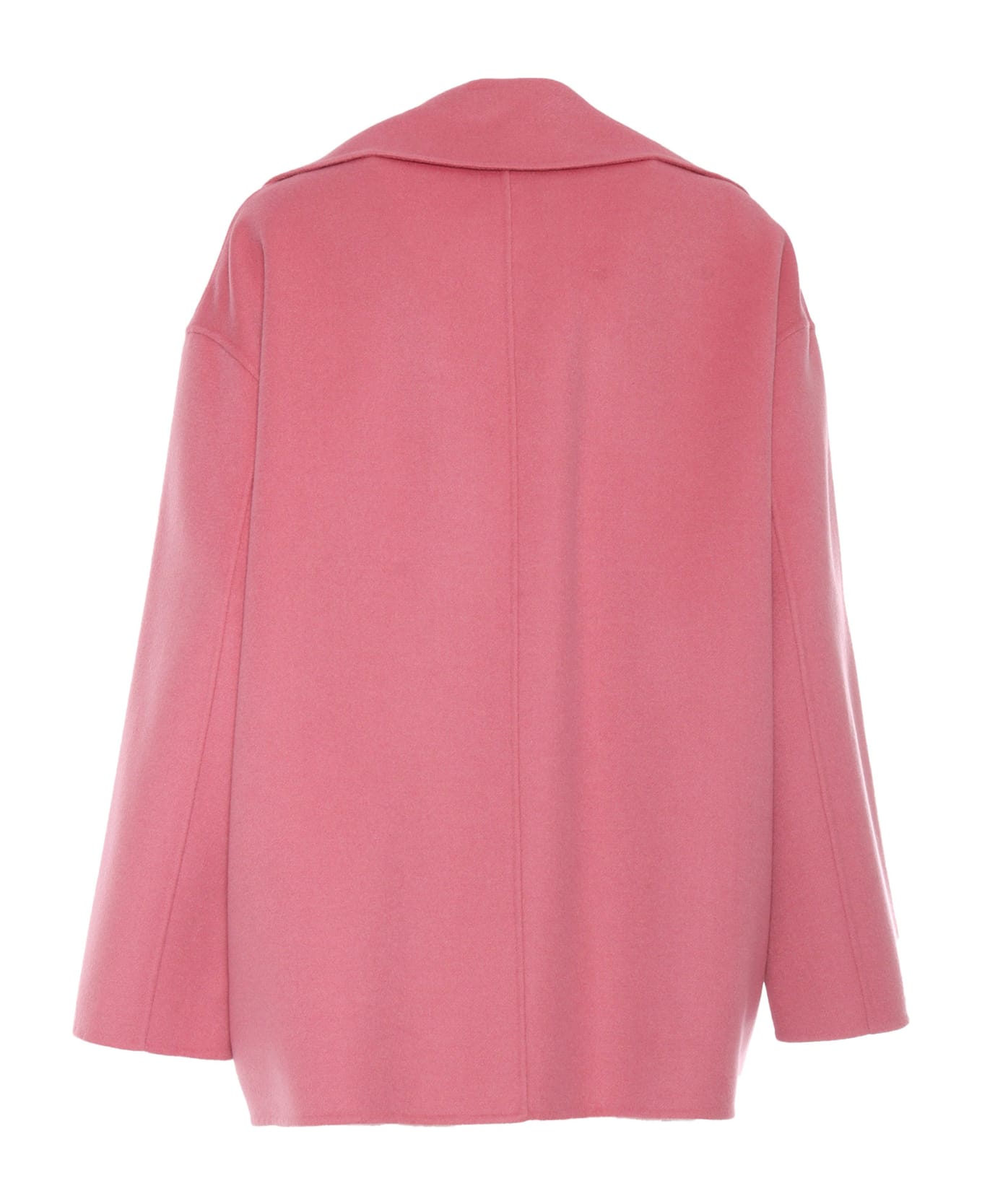 Max Mara Studio Spadino Peony Coat - PINK