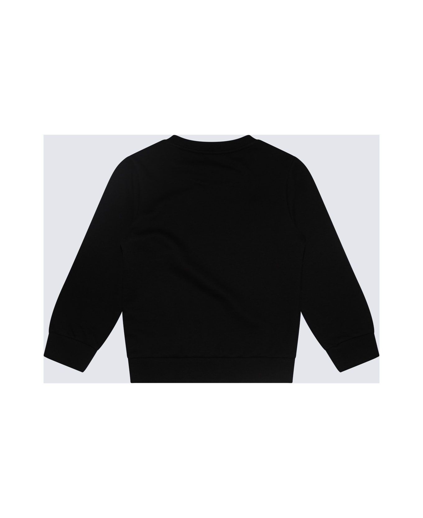 Balmain Black And Gold-tone Cotton Sweatshirt - Black ニットウェア＆スウェットシャツ