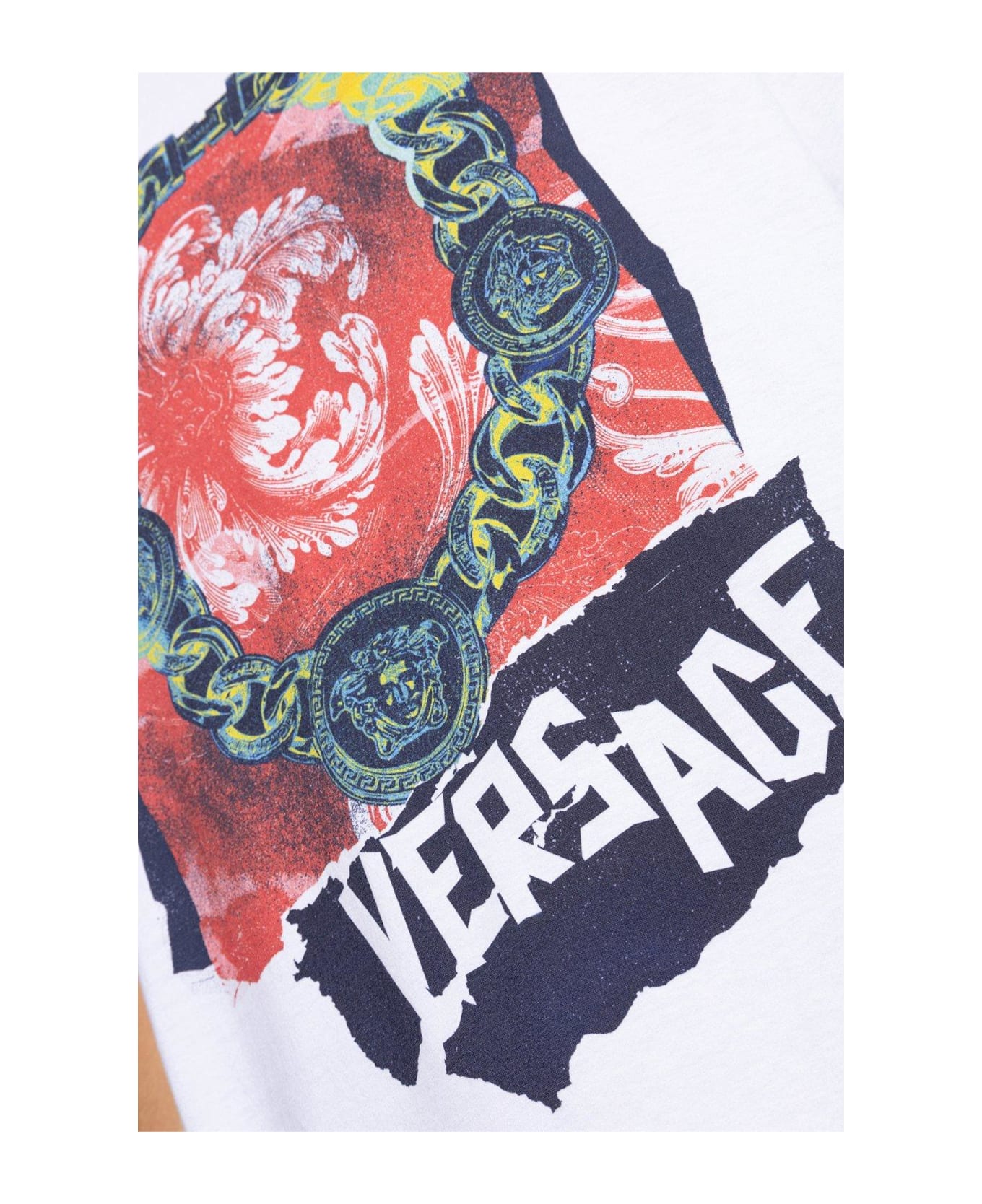 Versace Pattern-printed Crewneck T-shirt - White