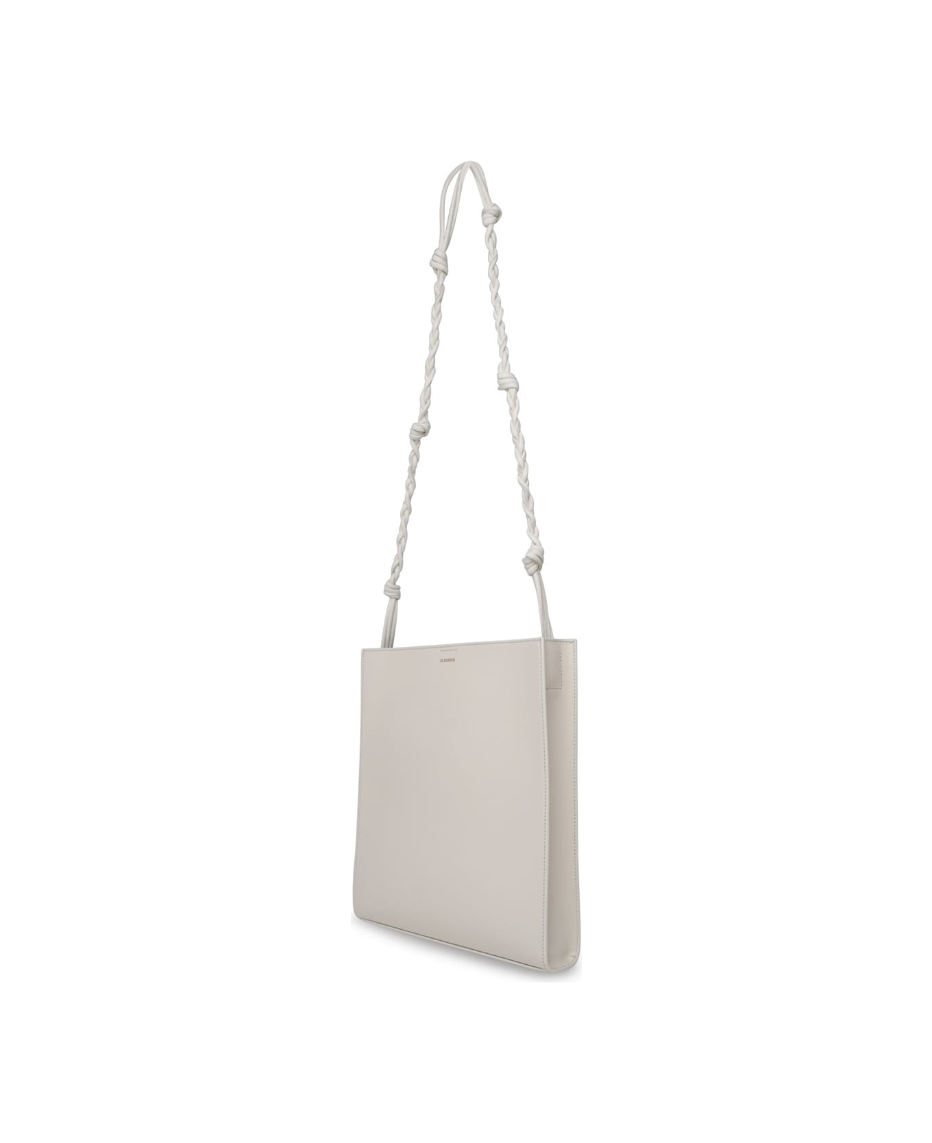 Jil Sander Tangle Bag In White Leather - White