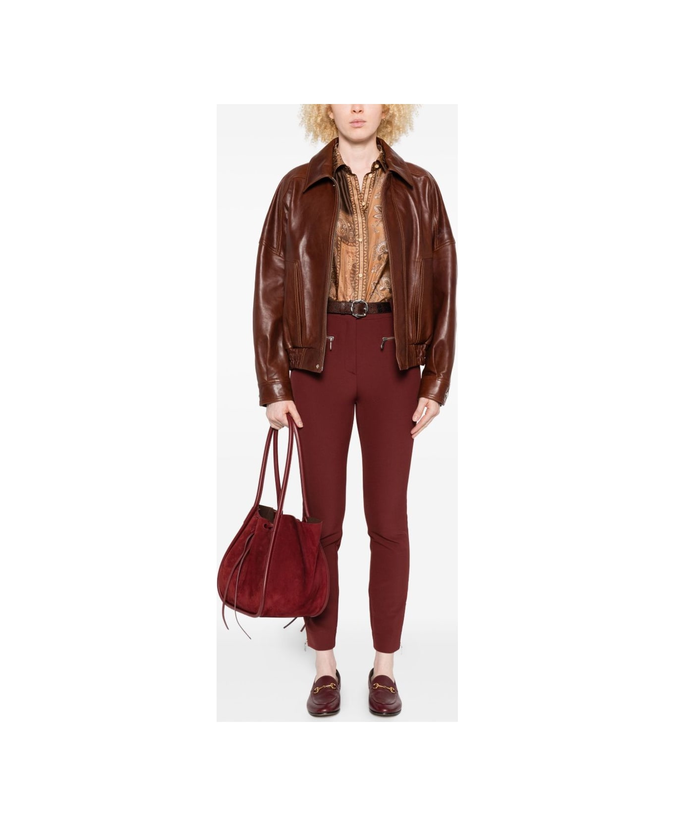 Etro Slim-fit Trousers - Purple