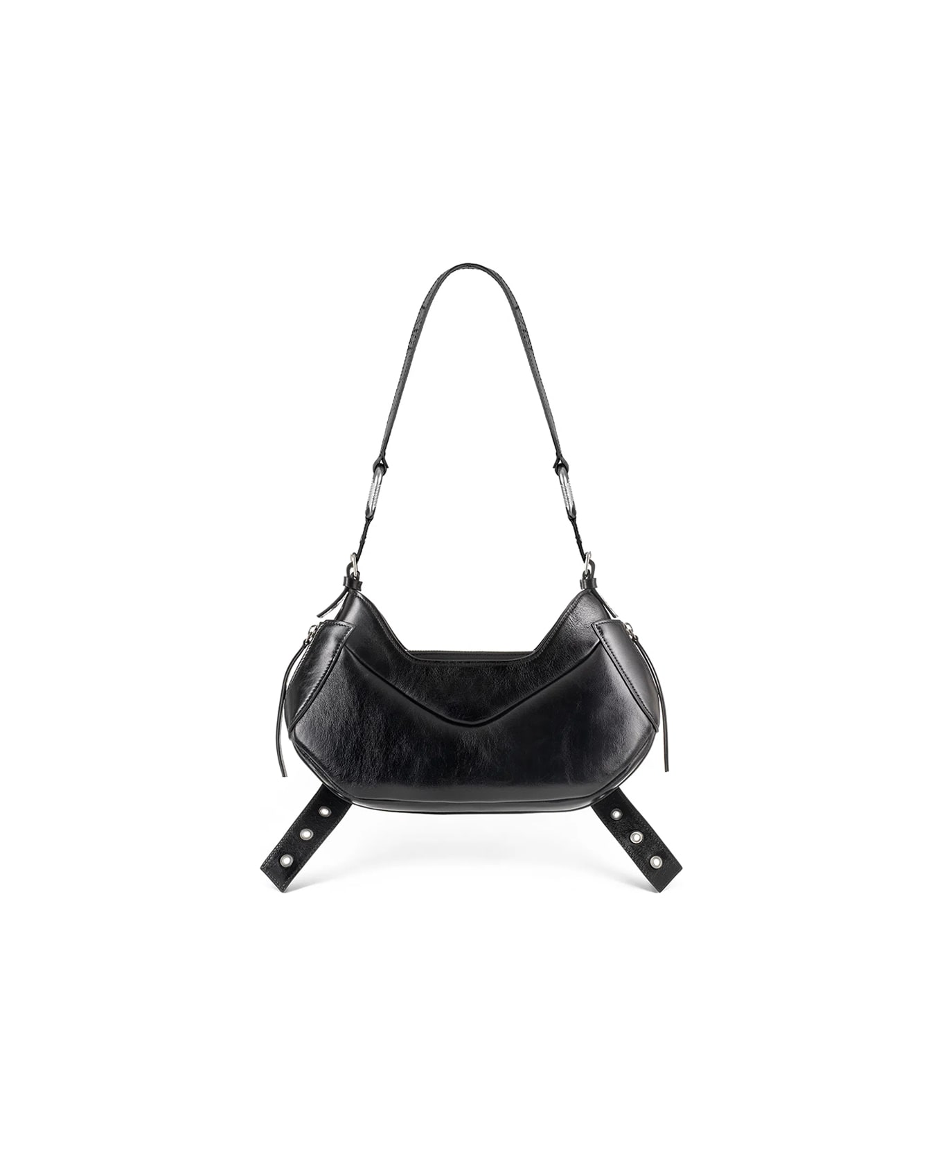 Biasia Y2k Shoulder Bag - Black