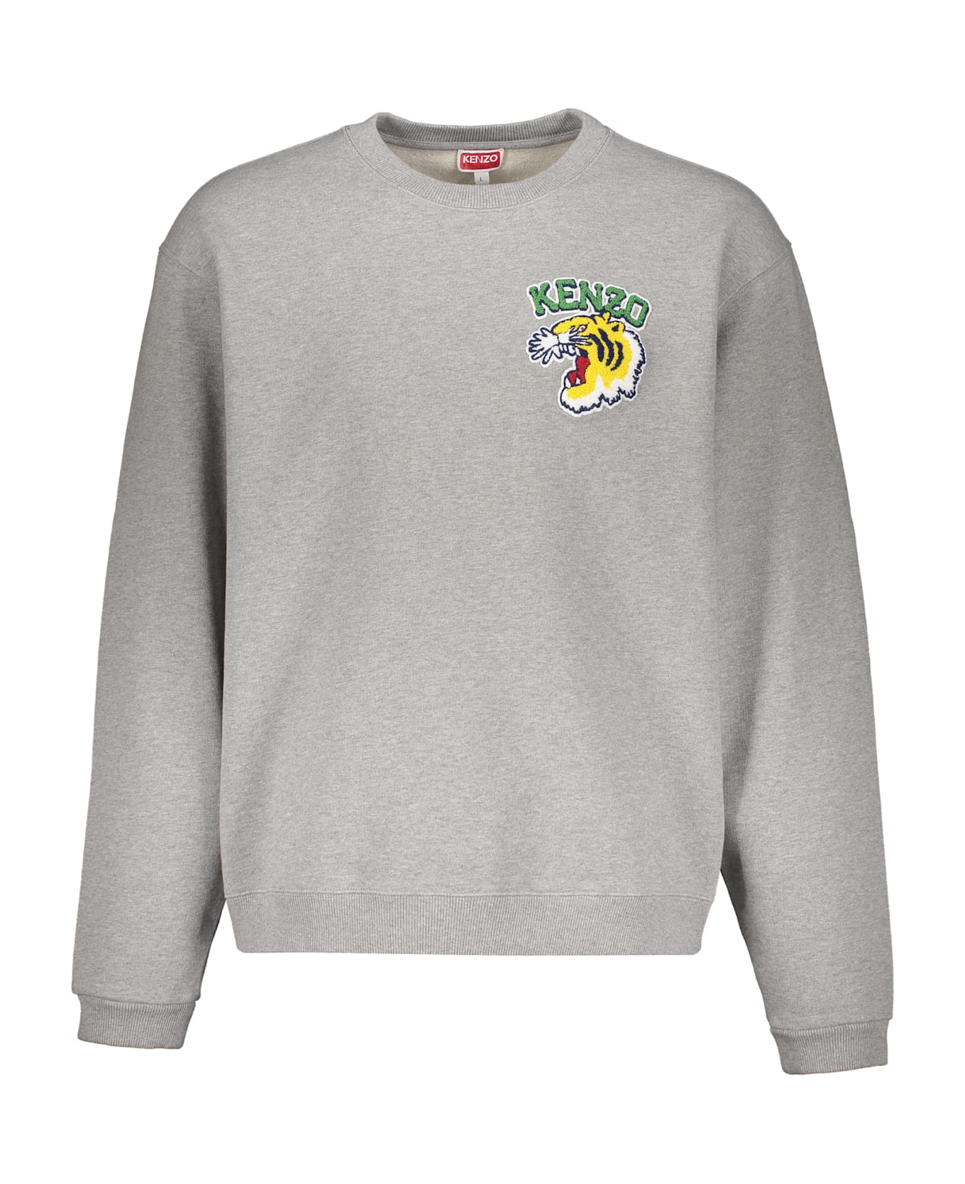 Kenzo Cotton Crew-neck Sweatshirt - grey