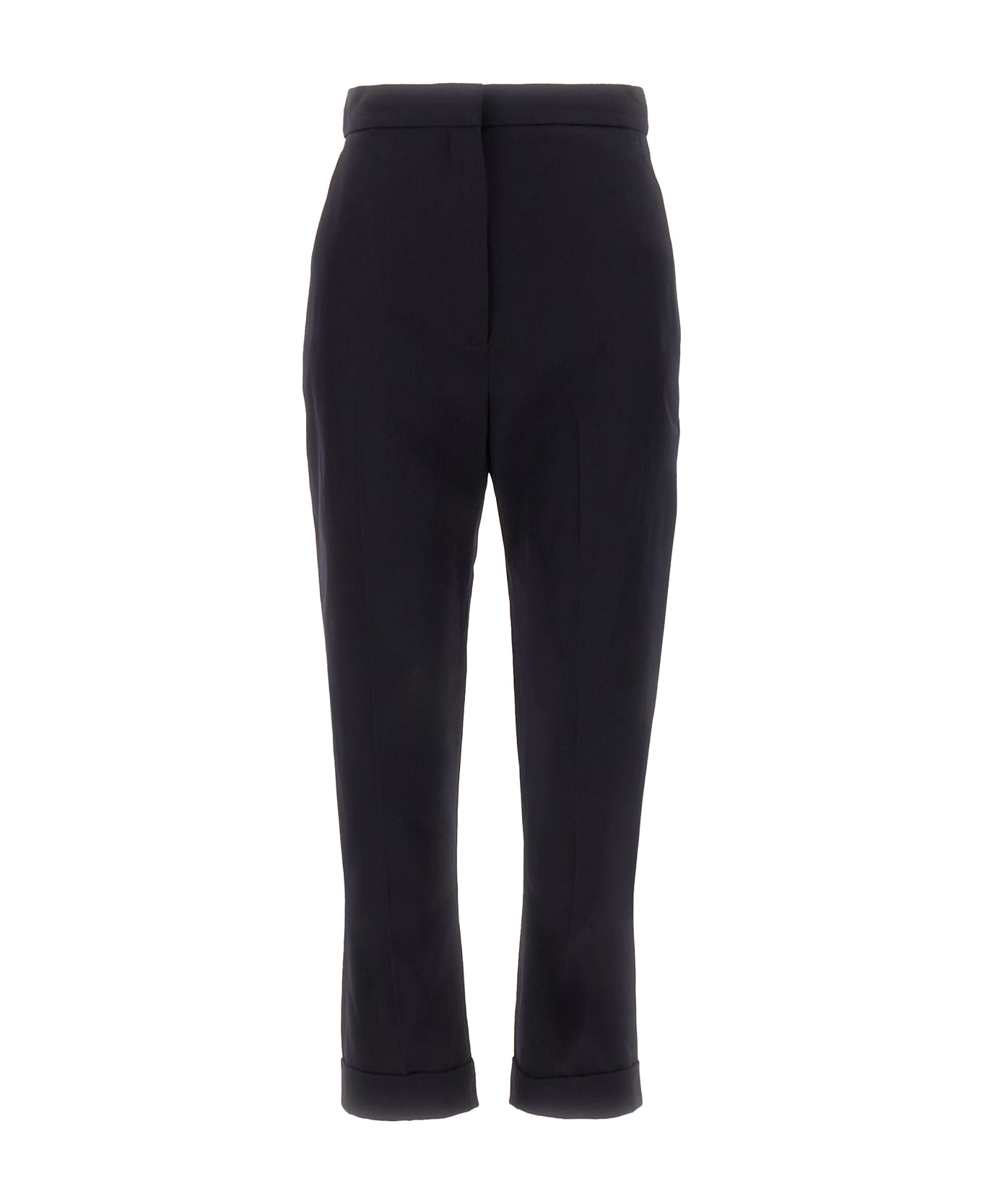 Alexander McQueen Midnight Blue Wool Blend Pant - 4100