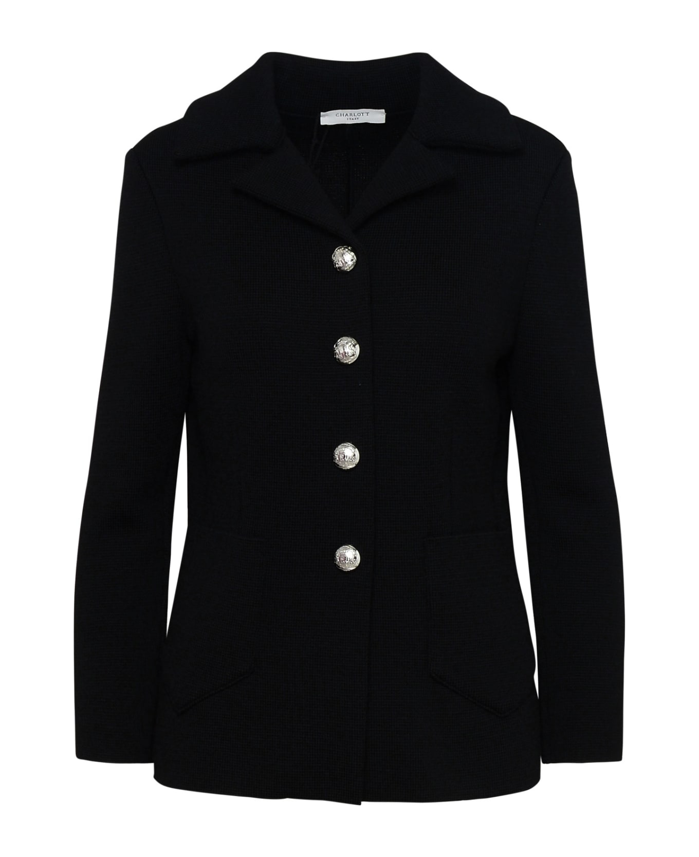 Charlott Black Wool Jacket - Black コート