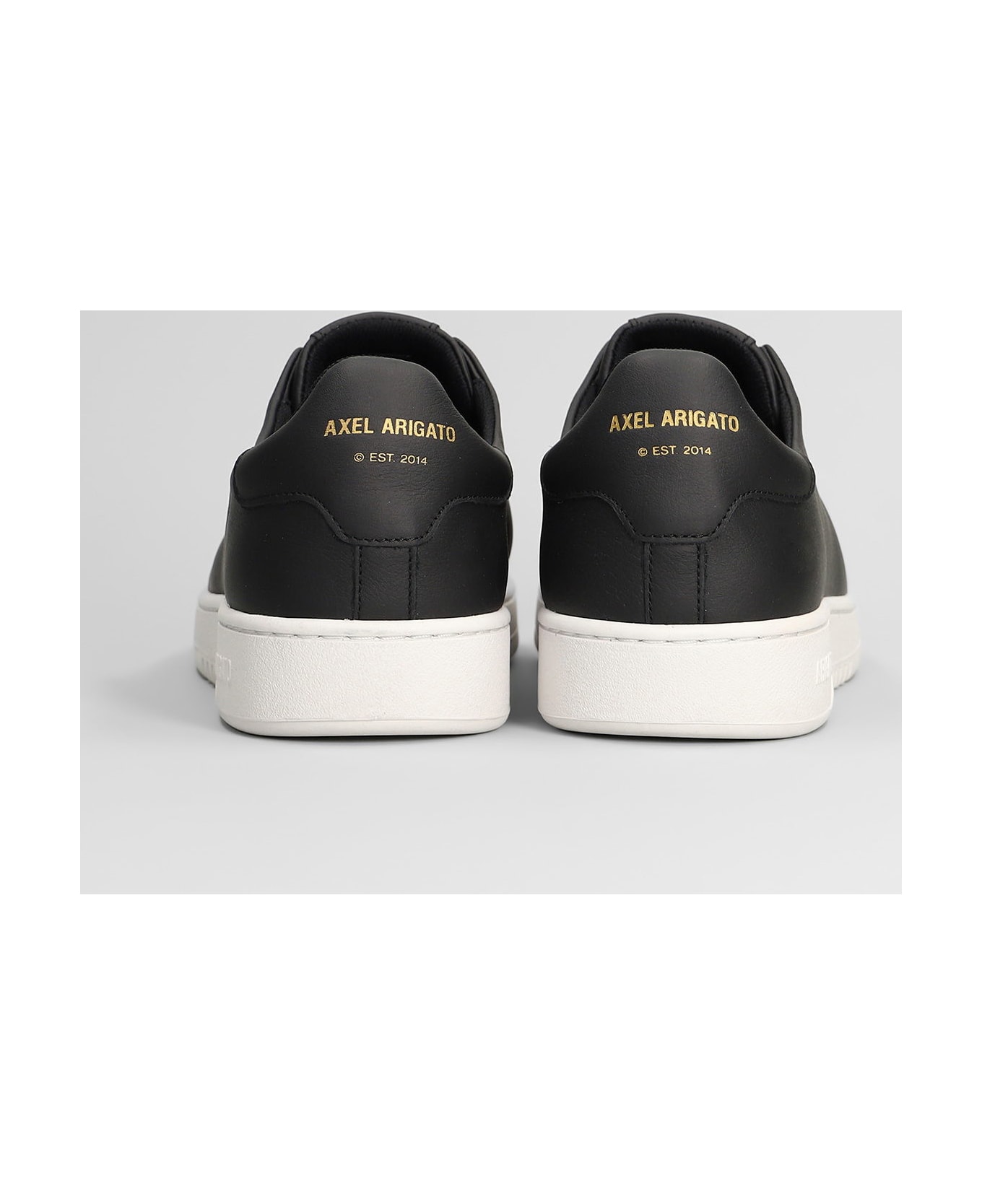 Axel Arigato Dice Laceless Sneakers In Black Leather - black