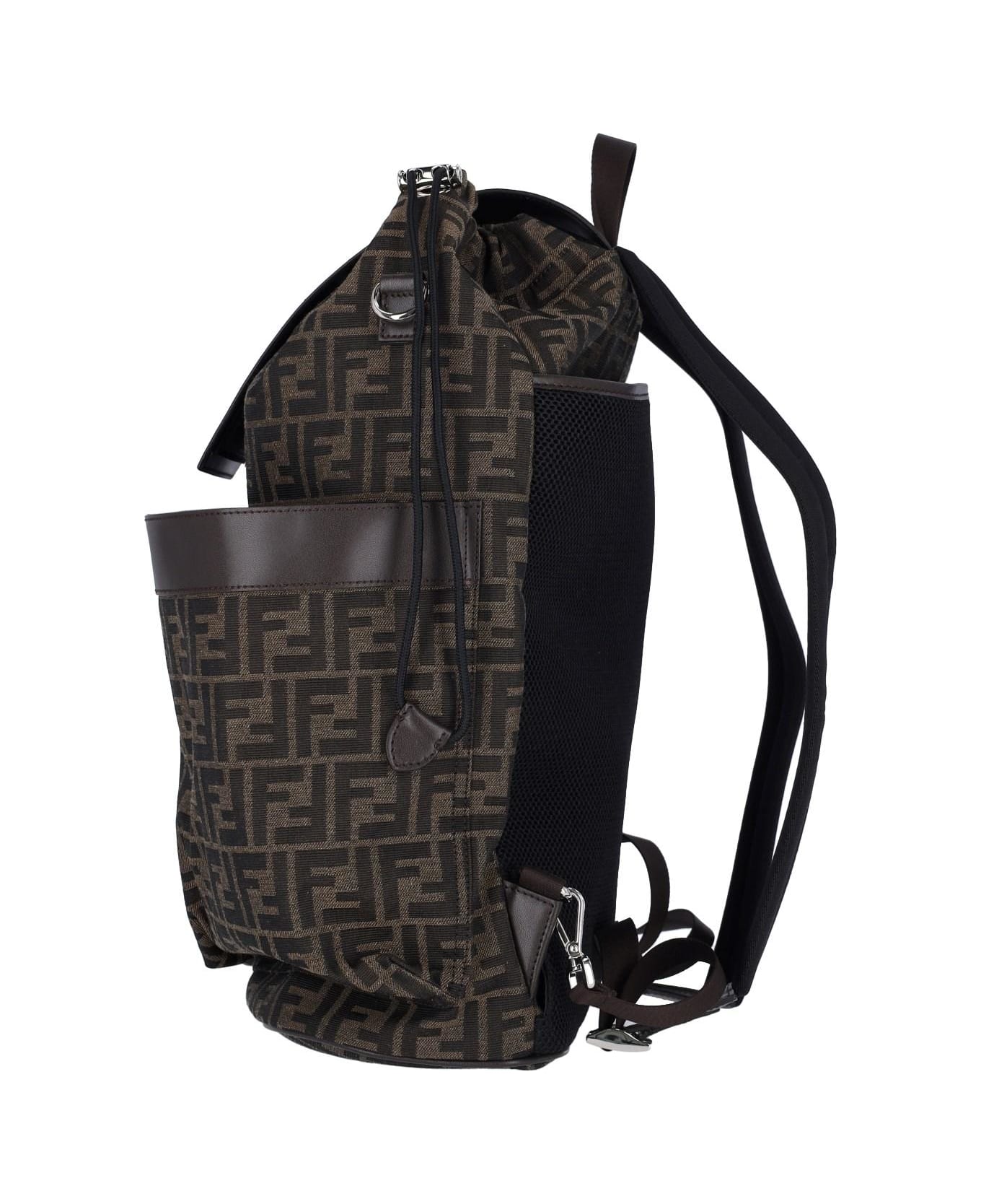 Fendi Strike Large Backpack - Brown バックパック