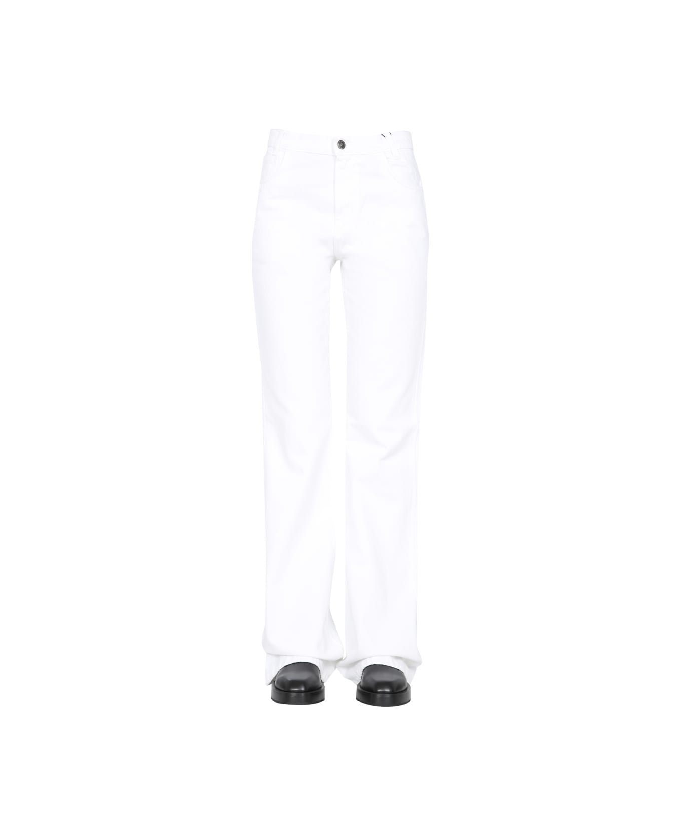 Raf Simons Flared Jeans - WHITE