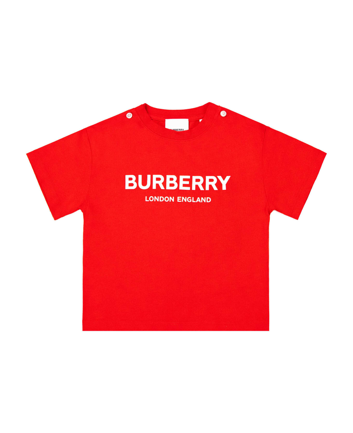 Burberry Cotton T-shirt - Red Tシャツ＆ポロシャツ