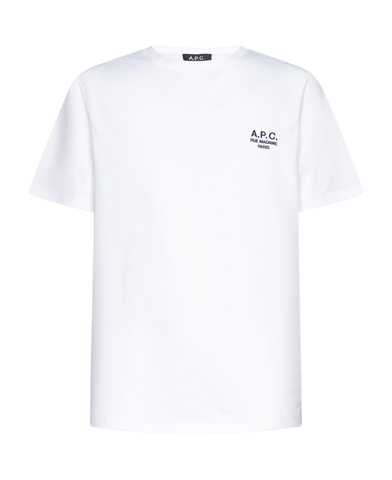 A.P.C. Raymond T-shirt With Logo Embroidery - White シャツ