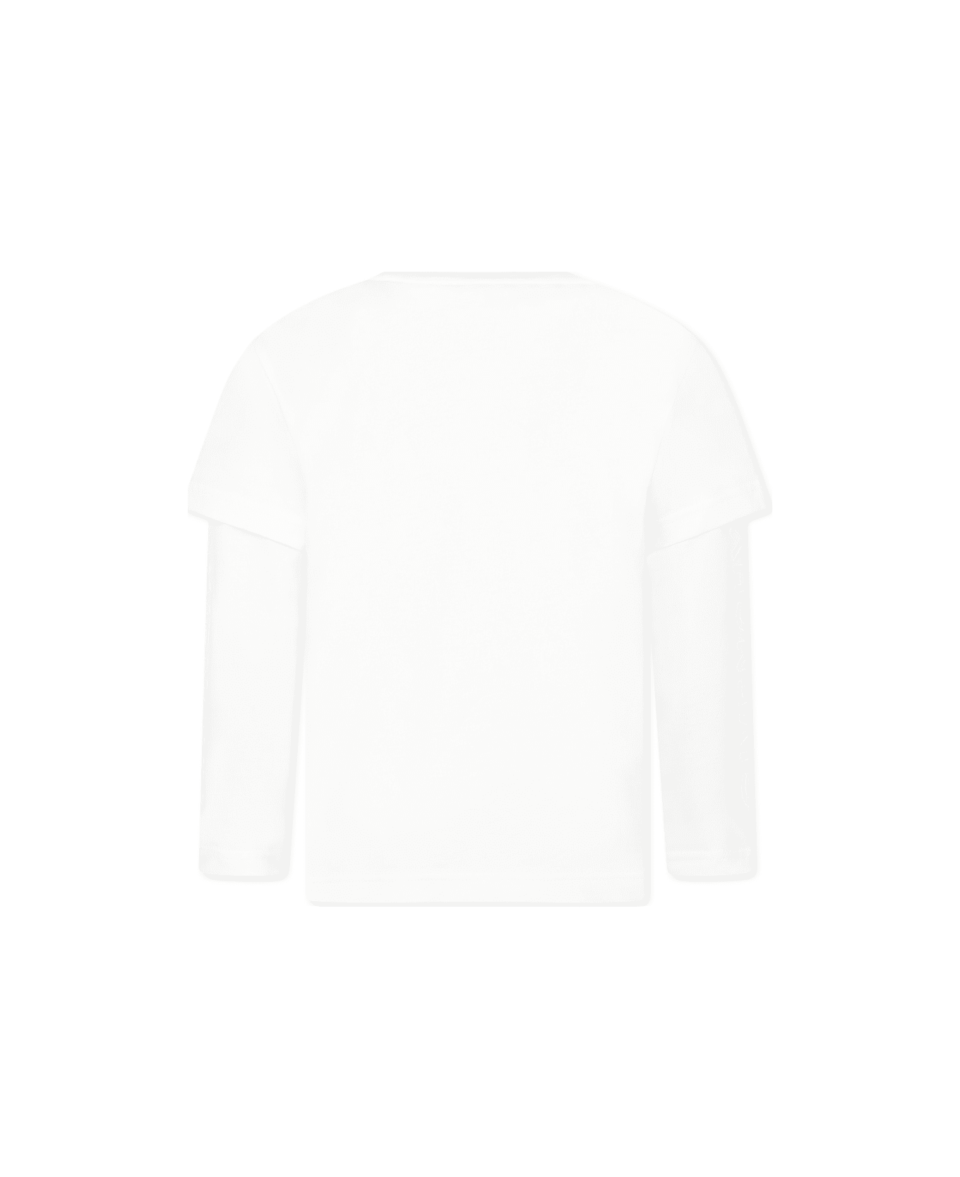Givenchy White T-shirt For Boy With Logo - White
