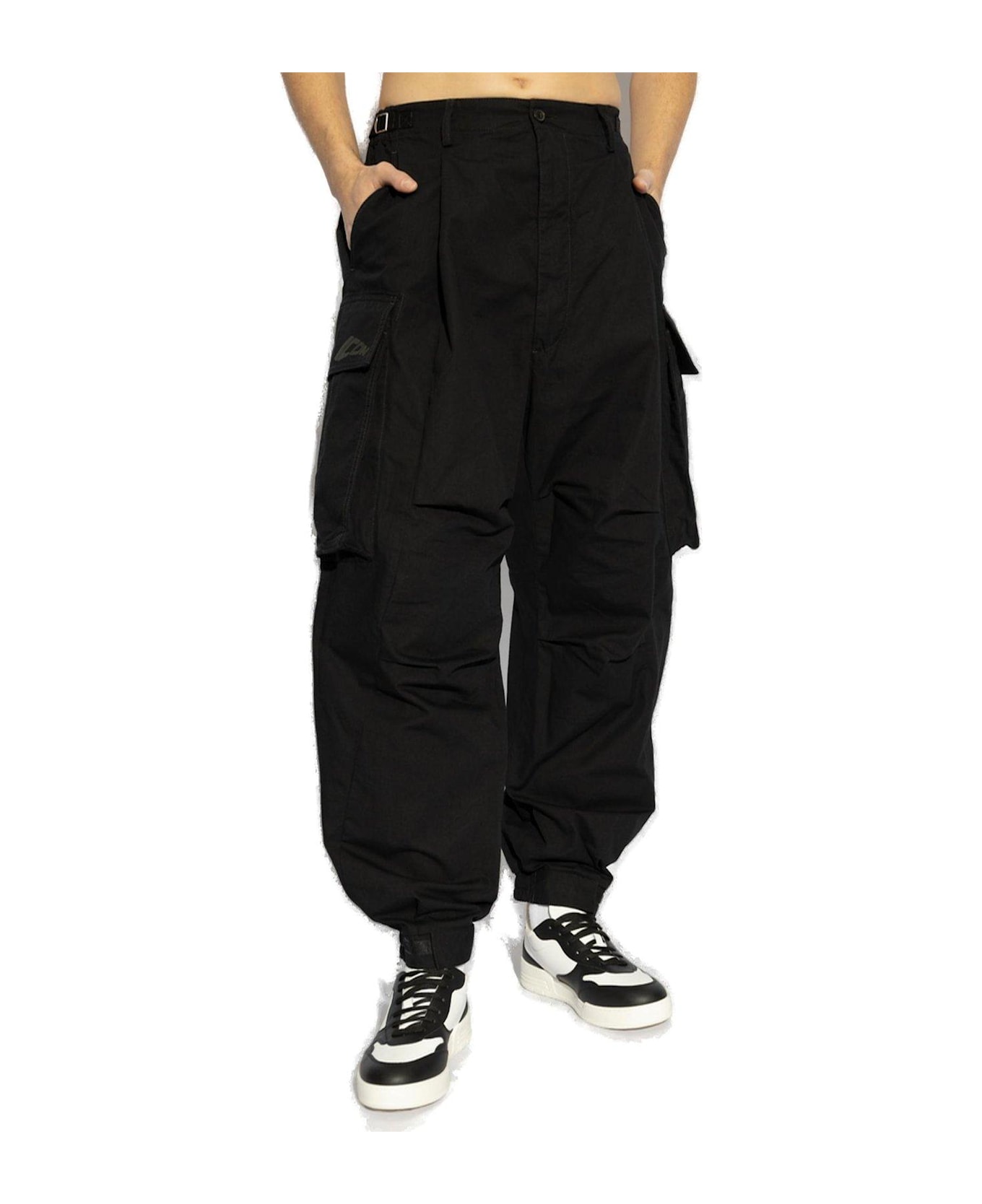 Dsquared2 Icon New Generation Ripstop 3d Cargo Pants - BLACK
