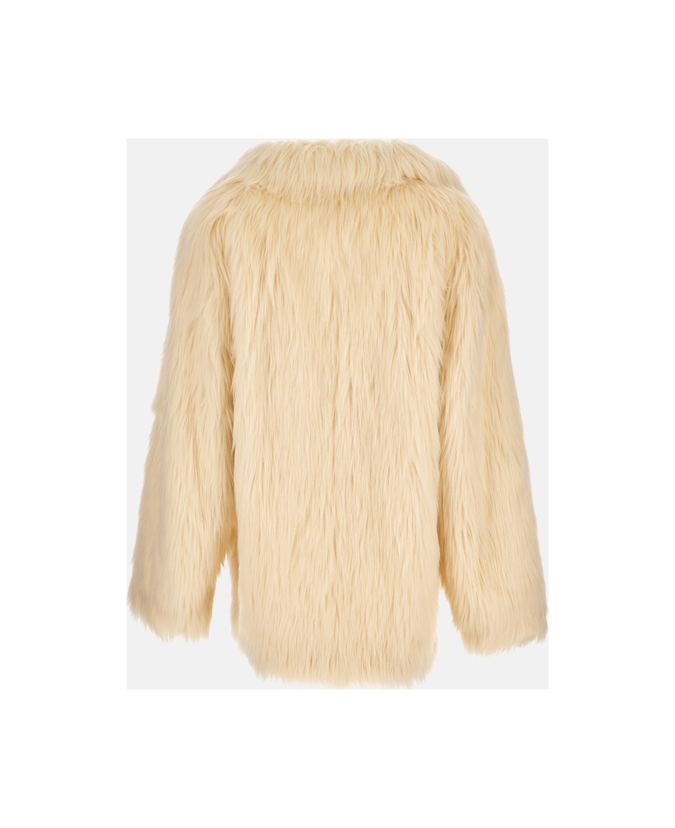STAND STUDIO Katalina Faux Fur Coat - White