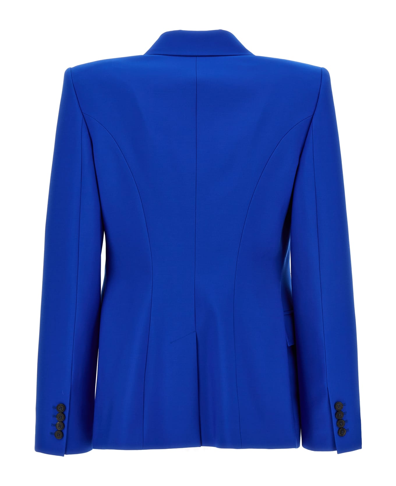Alexander McQueen Double Breast Wool Blazer Jacket - Blue ブレザー