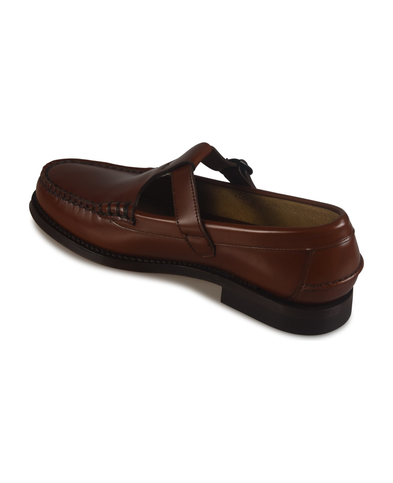 Hereu Alber T-bar Loafers - Tan
