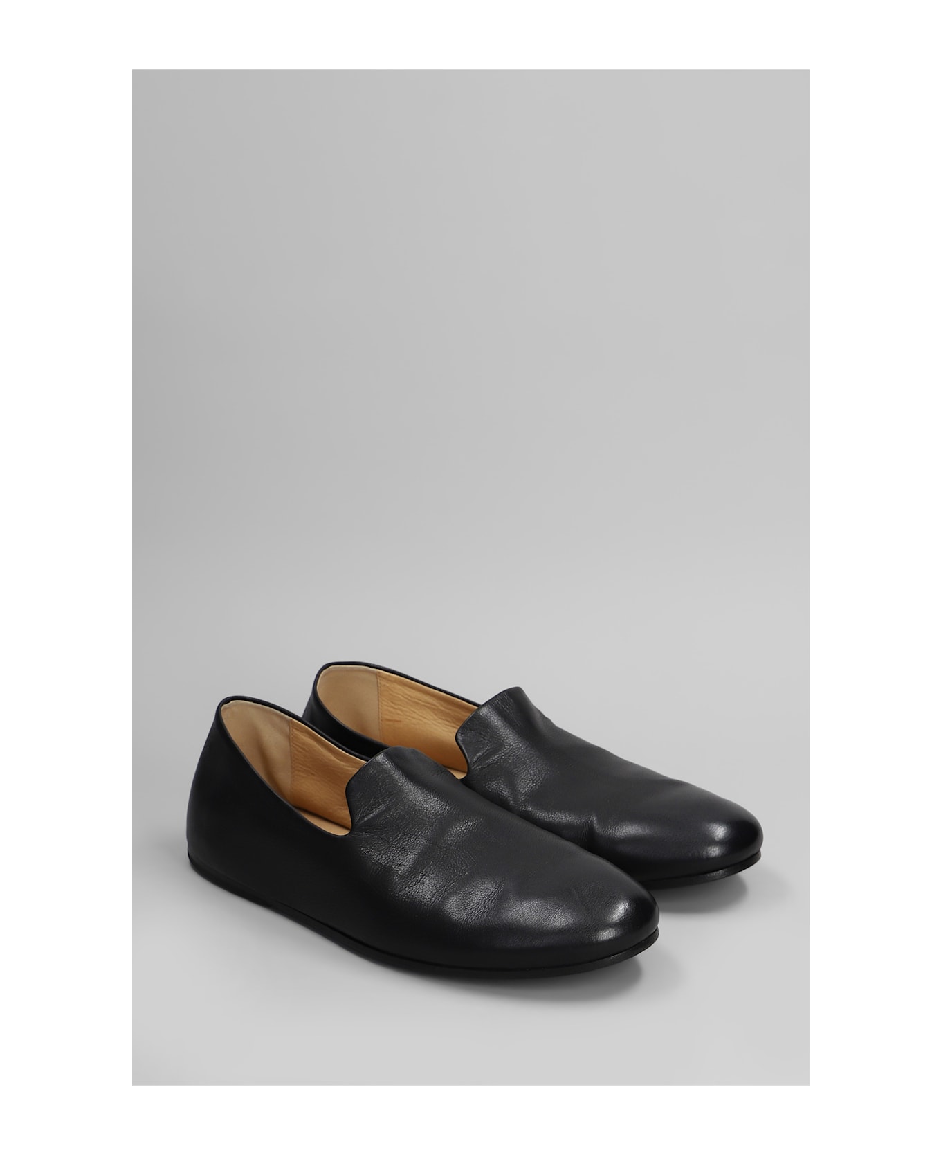 Marsell Steccoblocco Loafers In Black Leather - black