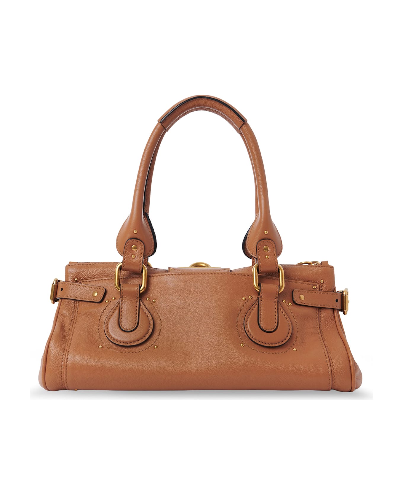 Chloé Paddington Leather Shoulder Bag - Mustang Brown