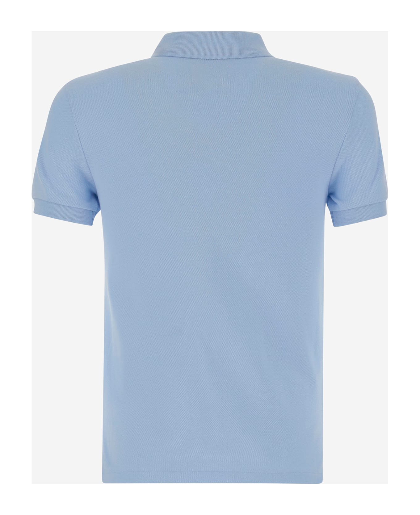 Polo Ralph Lauren Cotton Polo Shirt With Logo - Blue