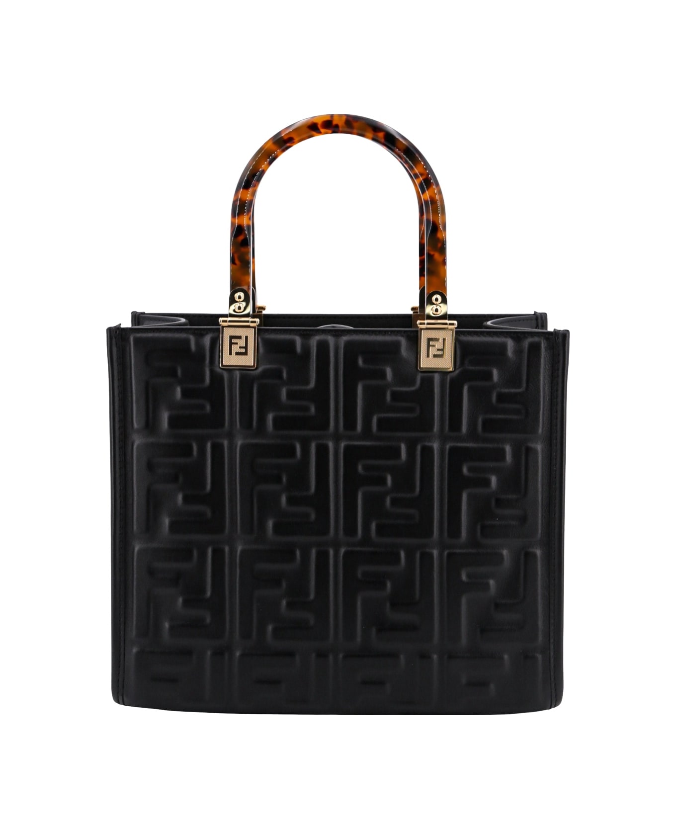 Fendi 'sunshine' Small Tote Bag - Black