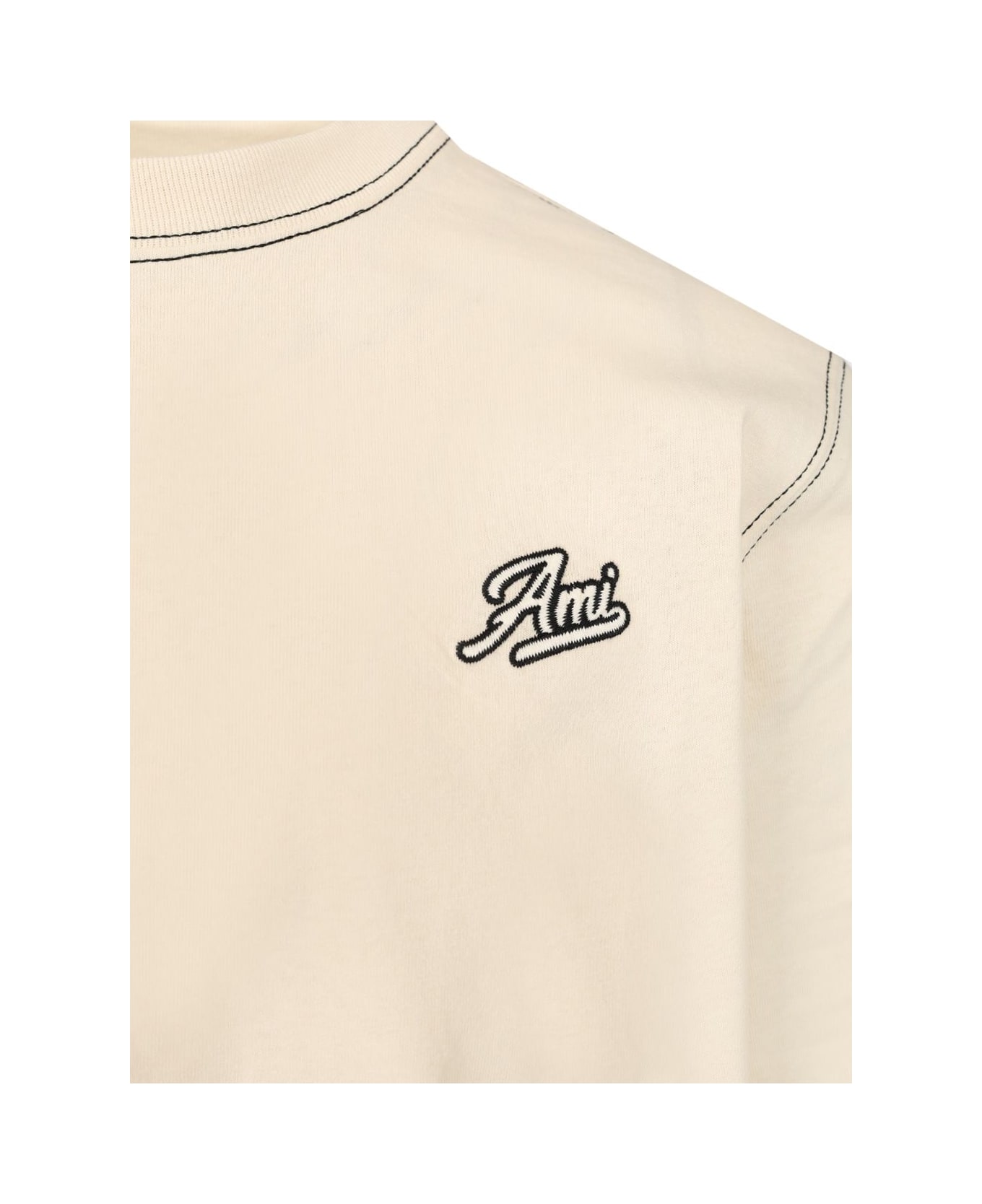 Ami Alexandre Mattiussi Cotton Jersey T-shirt - WHITE