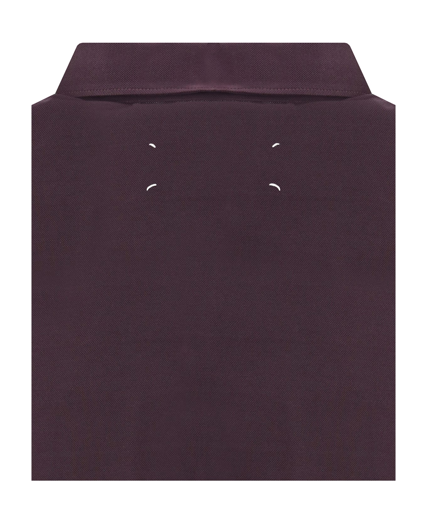 Maison Margiela Semi-sheer Polo Shirt