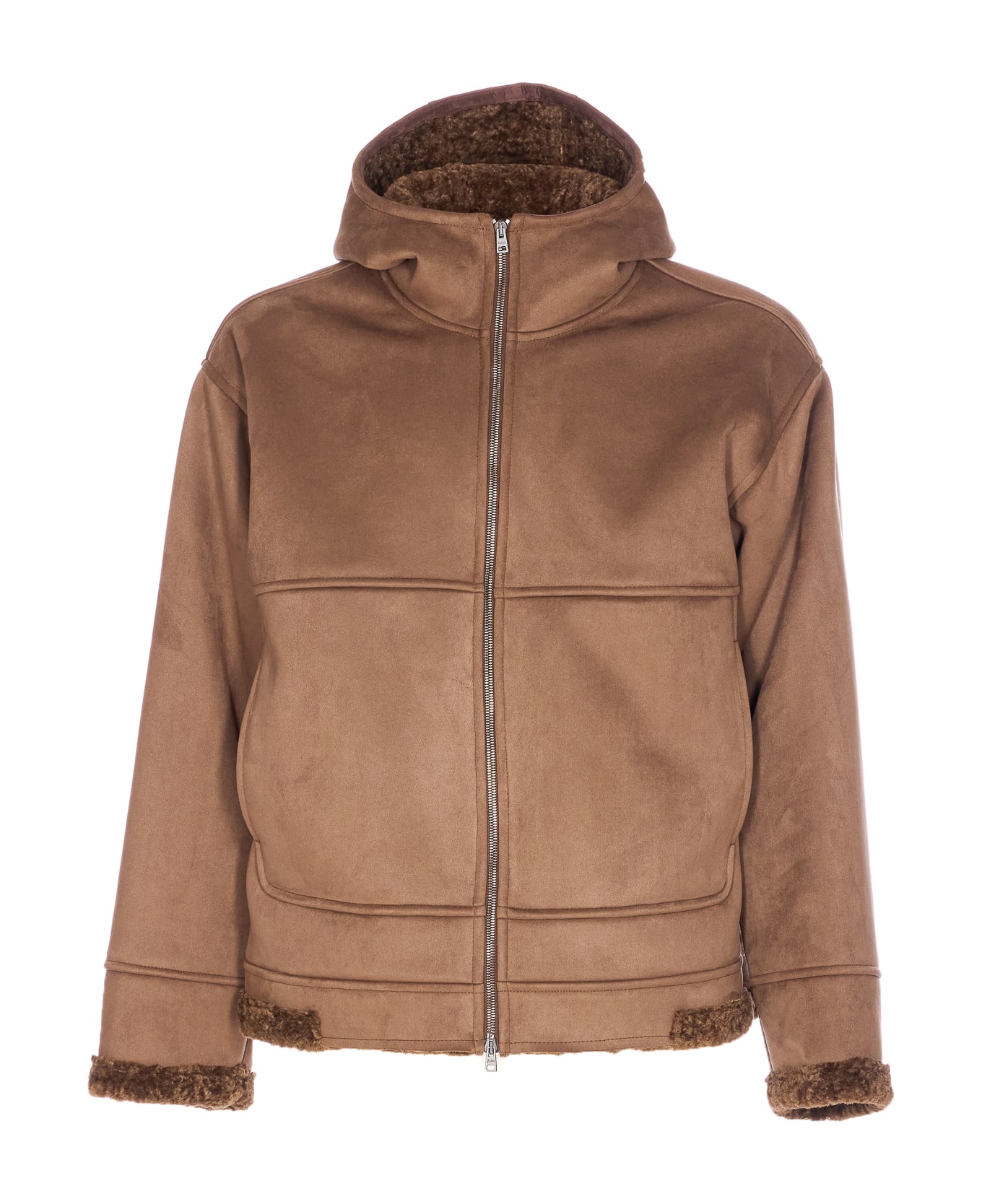 Herno Alternative Fur Jacket - Brown