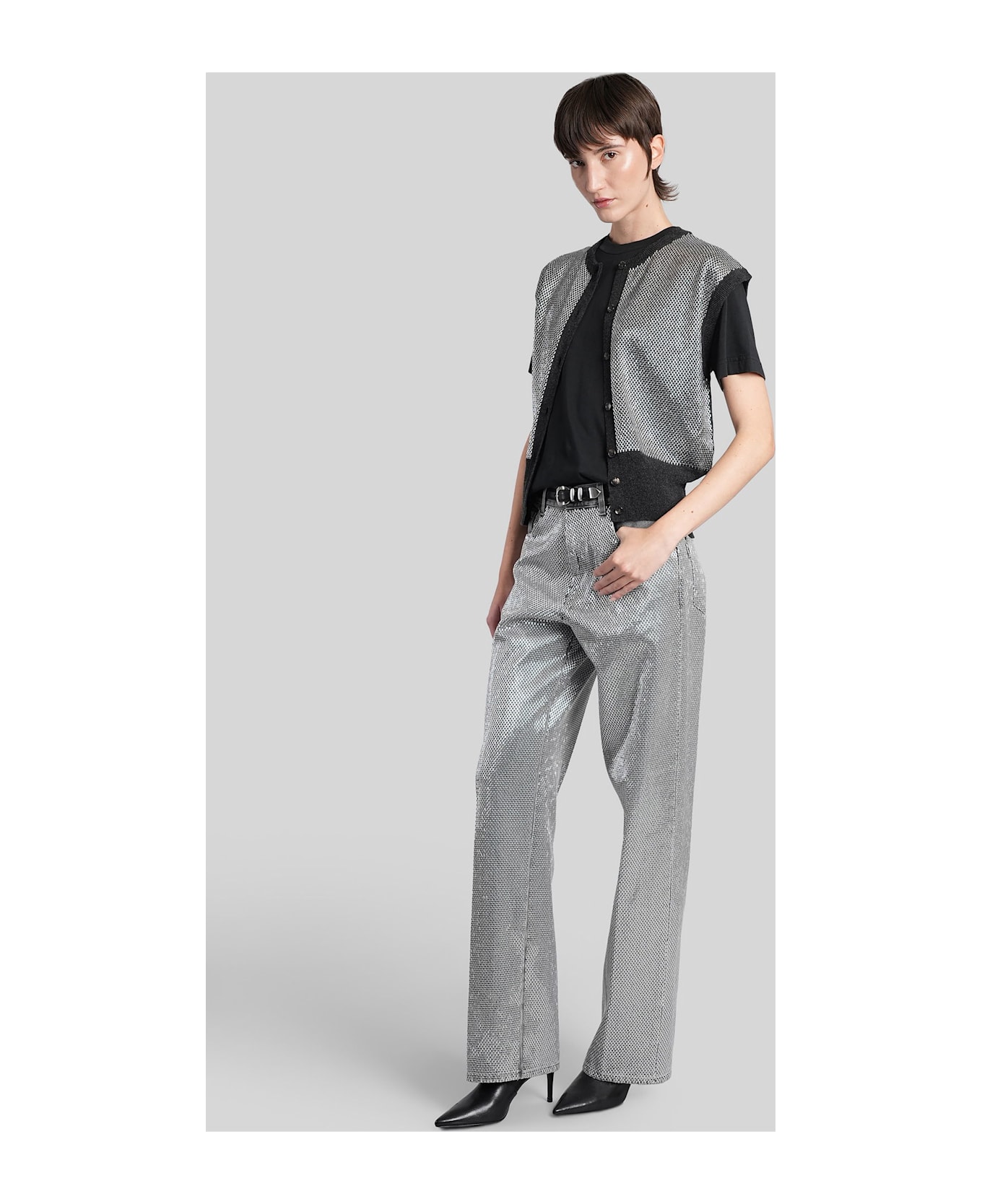 Haikure Bonnie Jeans In Grey Denim - grey