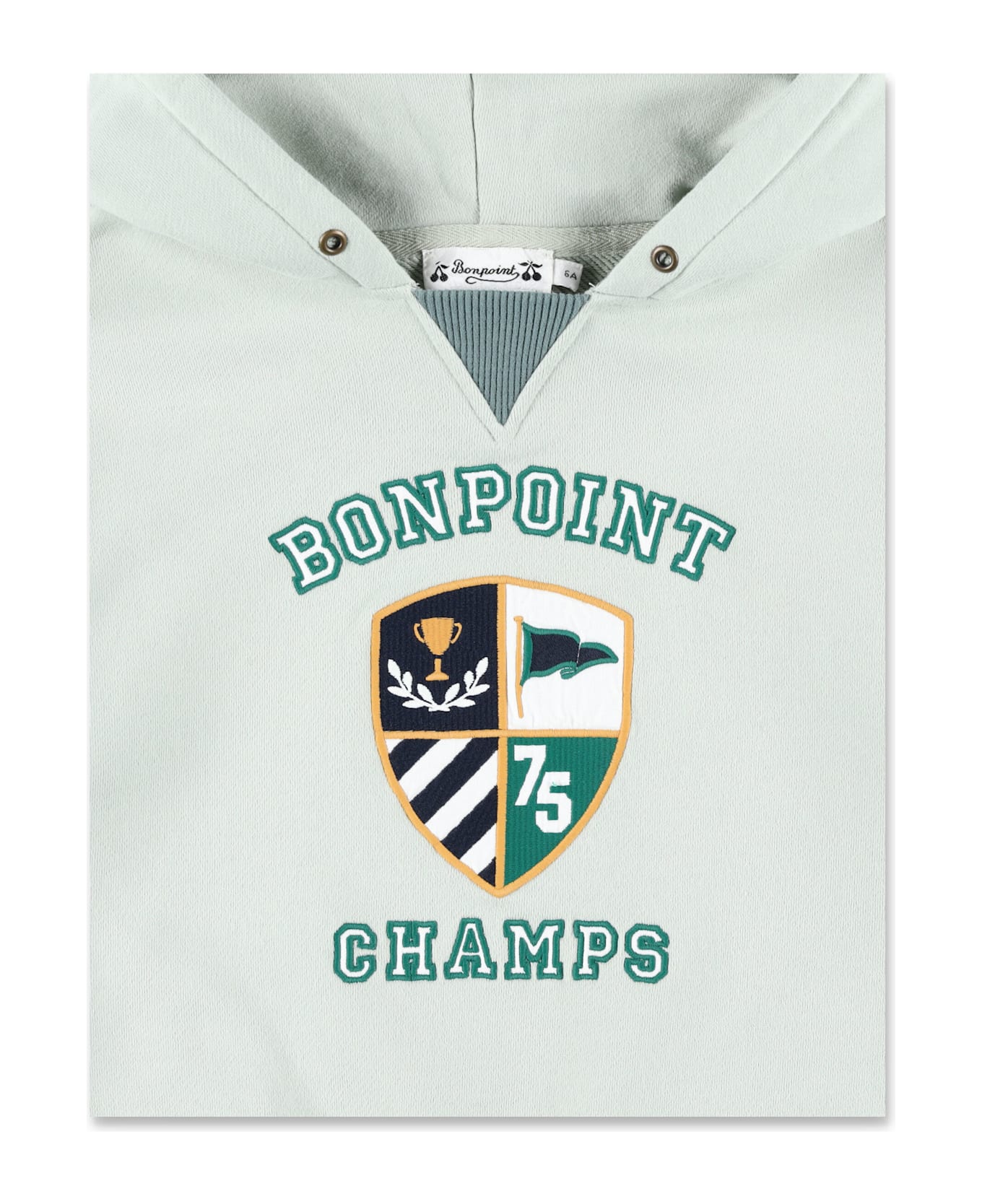 Bonpoint Kid - Champs Hoodie - GREEN ニットウェア＆スウェットシャツ