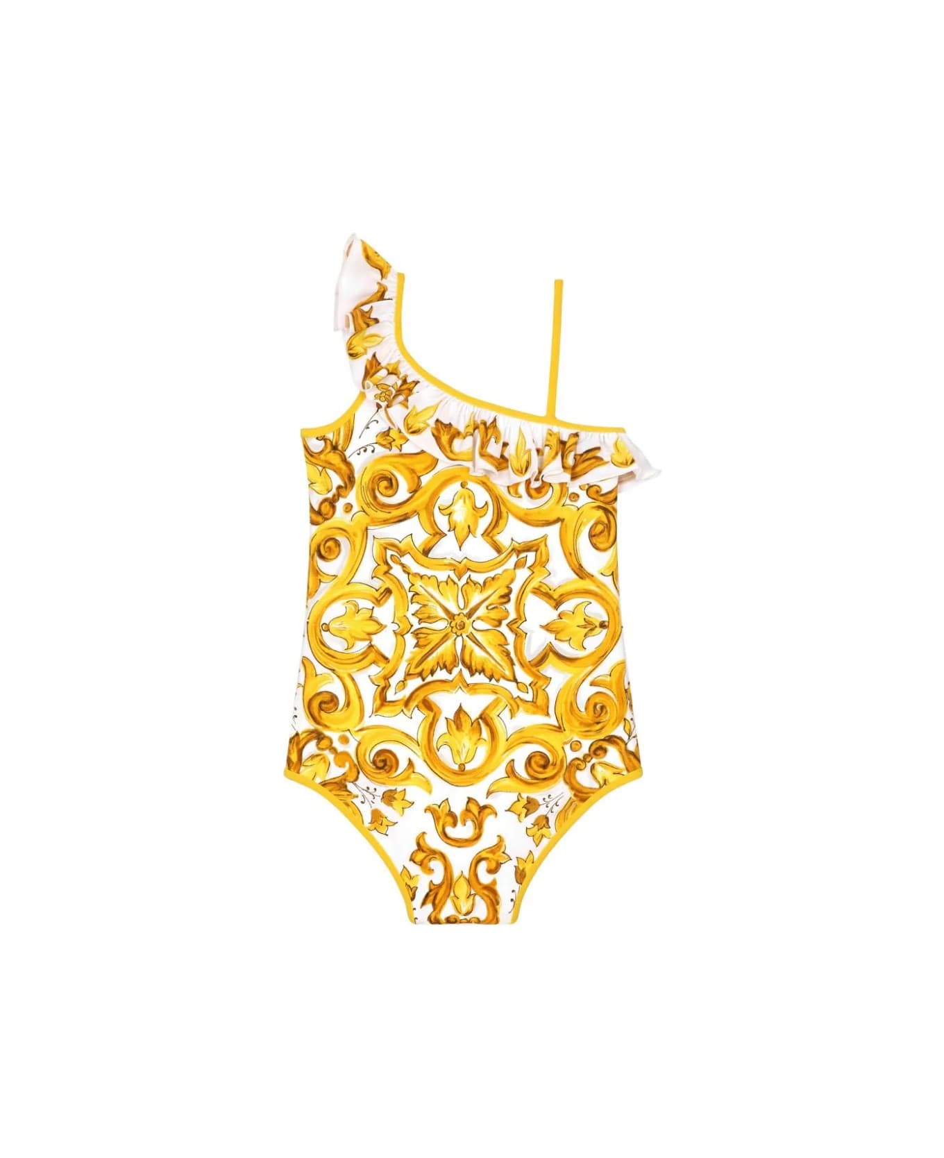 Dolce & Gabbana Swimming With Print - Yellow