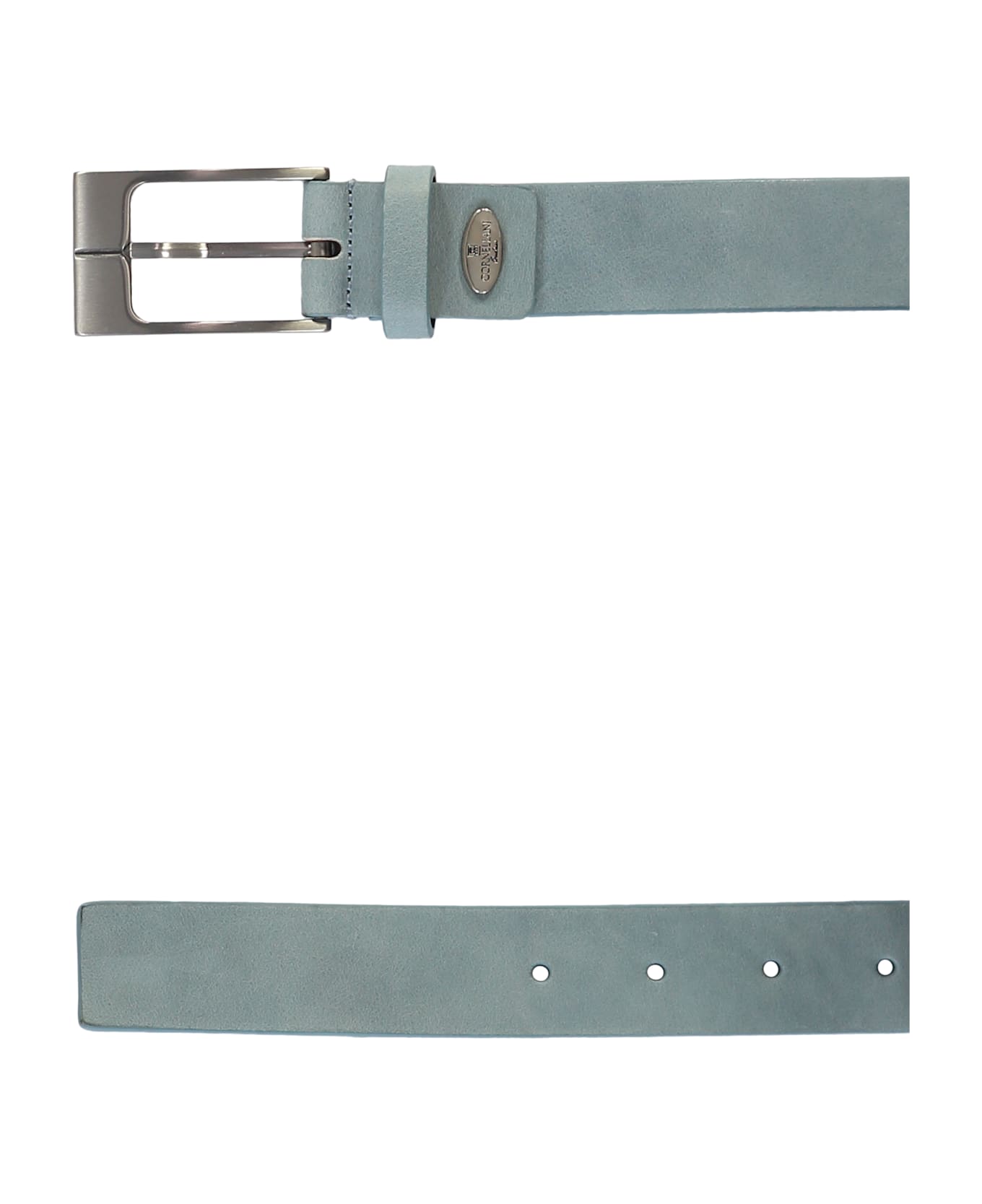 Corneliani Leather Belt - Light Blue