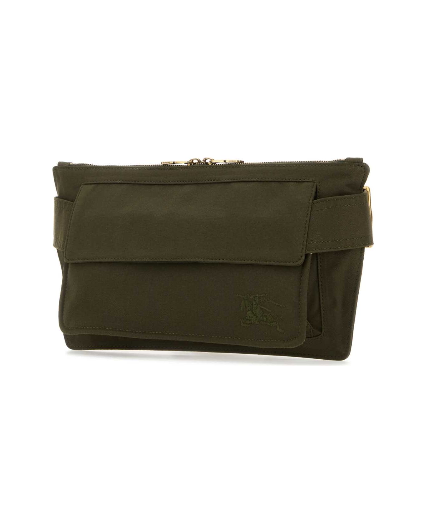 Burberry Army Green Canvas Trench Belt Bag - MILITARY ショルダーバッグ